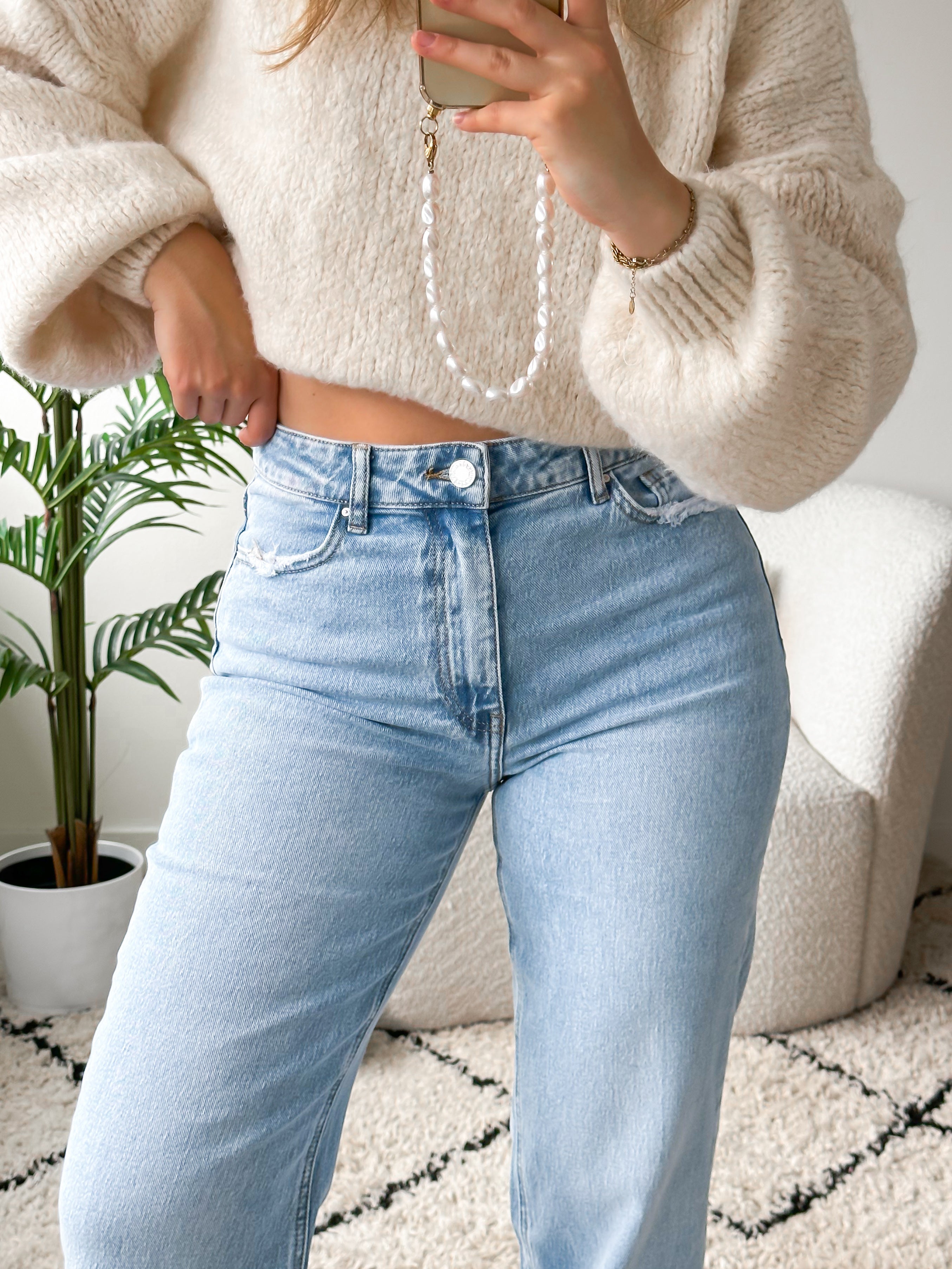 Serene Cove™ | Stretch - Ayla wide jeans light denim