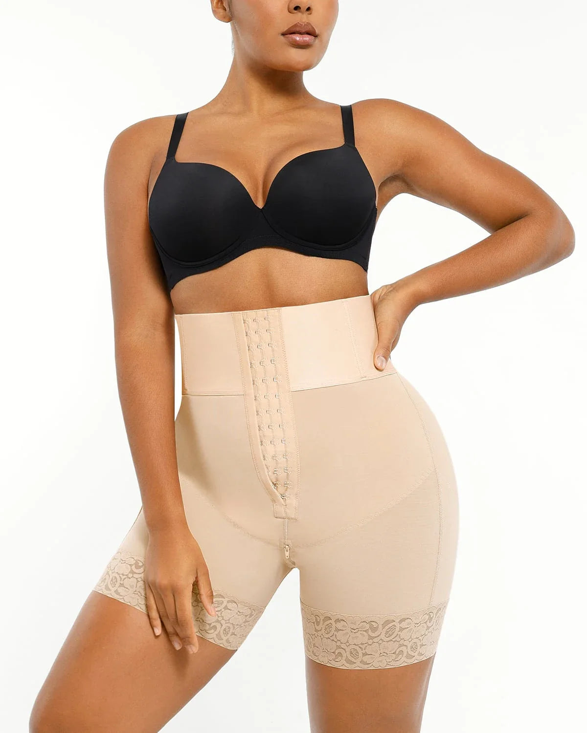 Serene Cove™ | AirSlim® Boned Sculpt High Waist Shorts