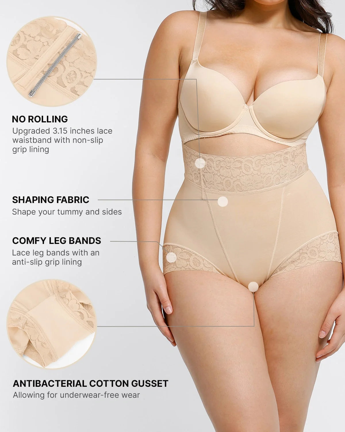 Serene Cove™ | AirSlim® Mid-Rise Butt-Lifting Shaper Panty