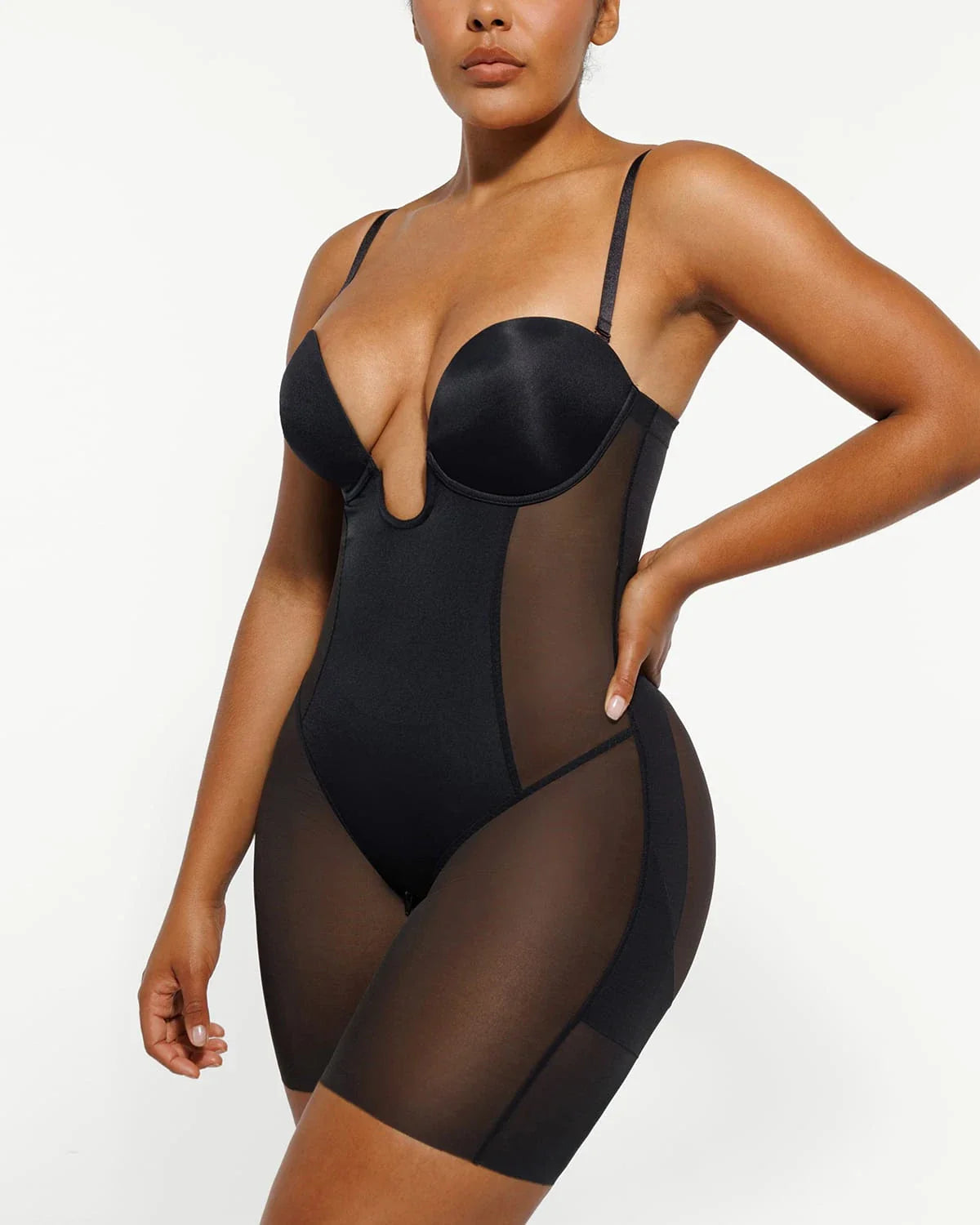 Serene Cove™ | AirSlim® Deep Plunge Butt-Lifting Bodysuit