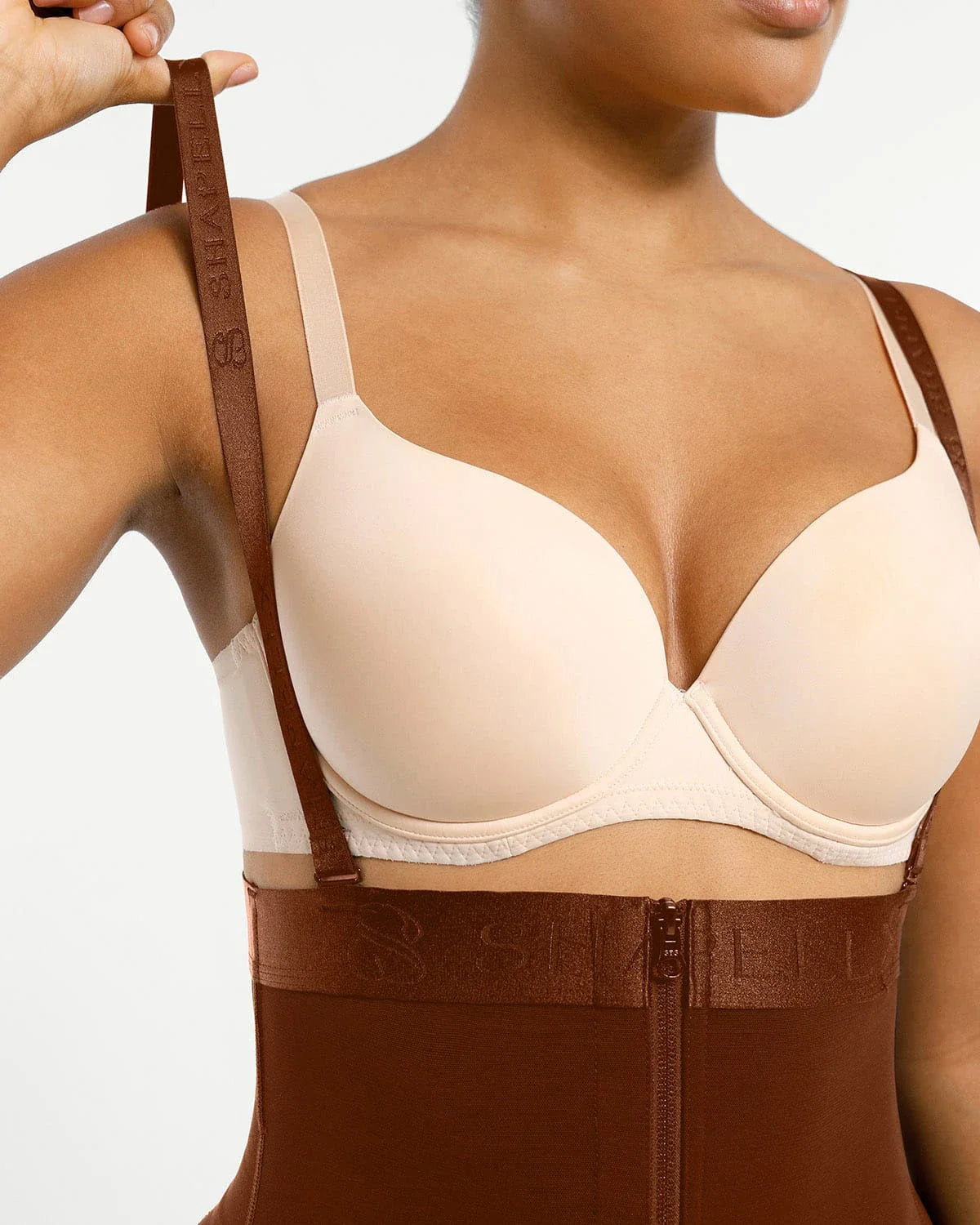 Serene Cove™ | AirSlim® Firm Tummy Compression Bodysuit Shaper With Butt Lifter