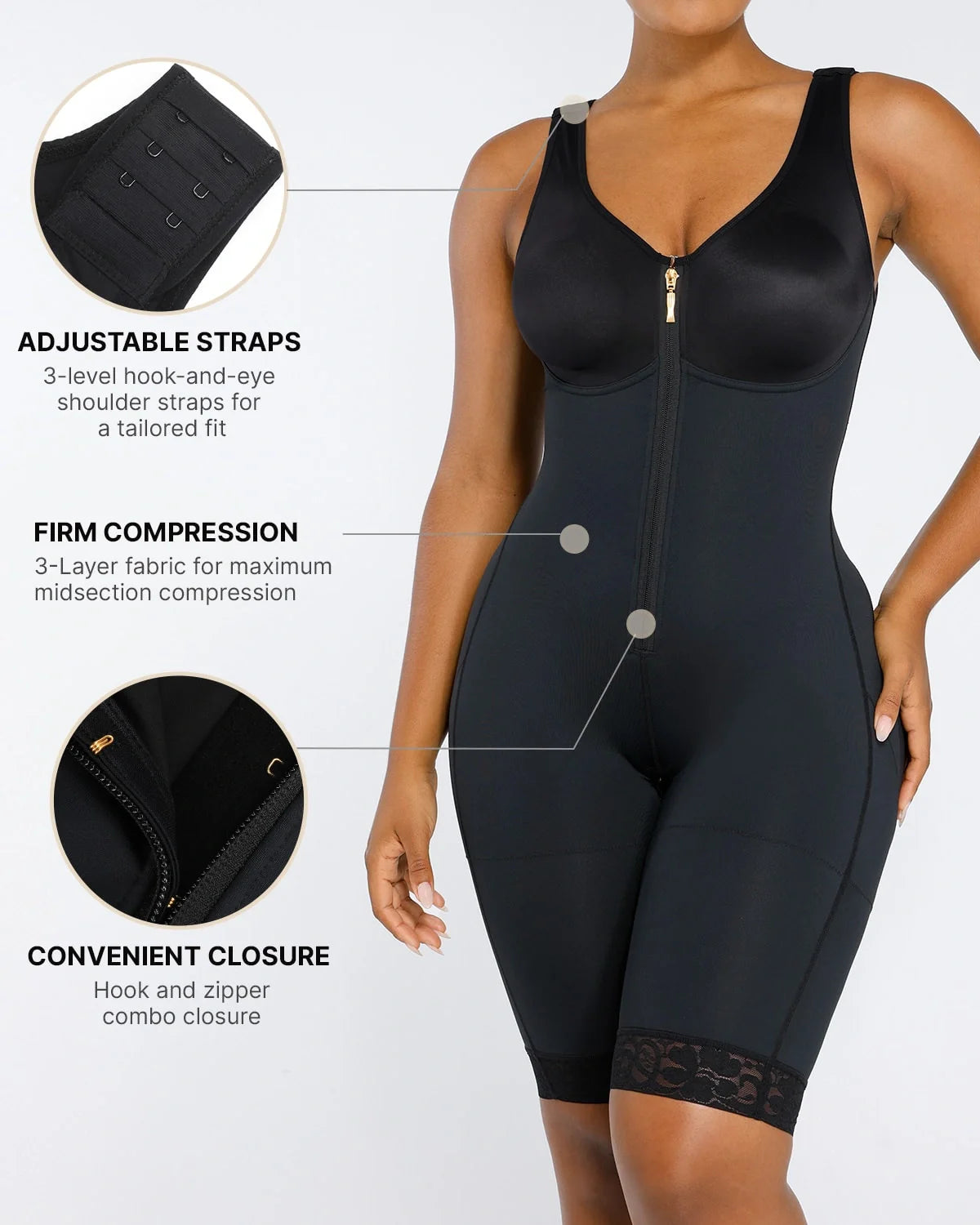 Serene Cove™ | AirSlim® Full Body Butt-Lifting Bodysuit