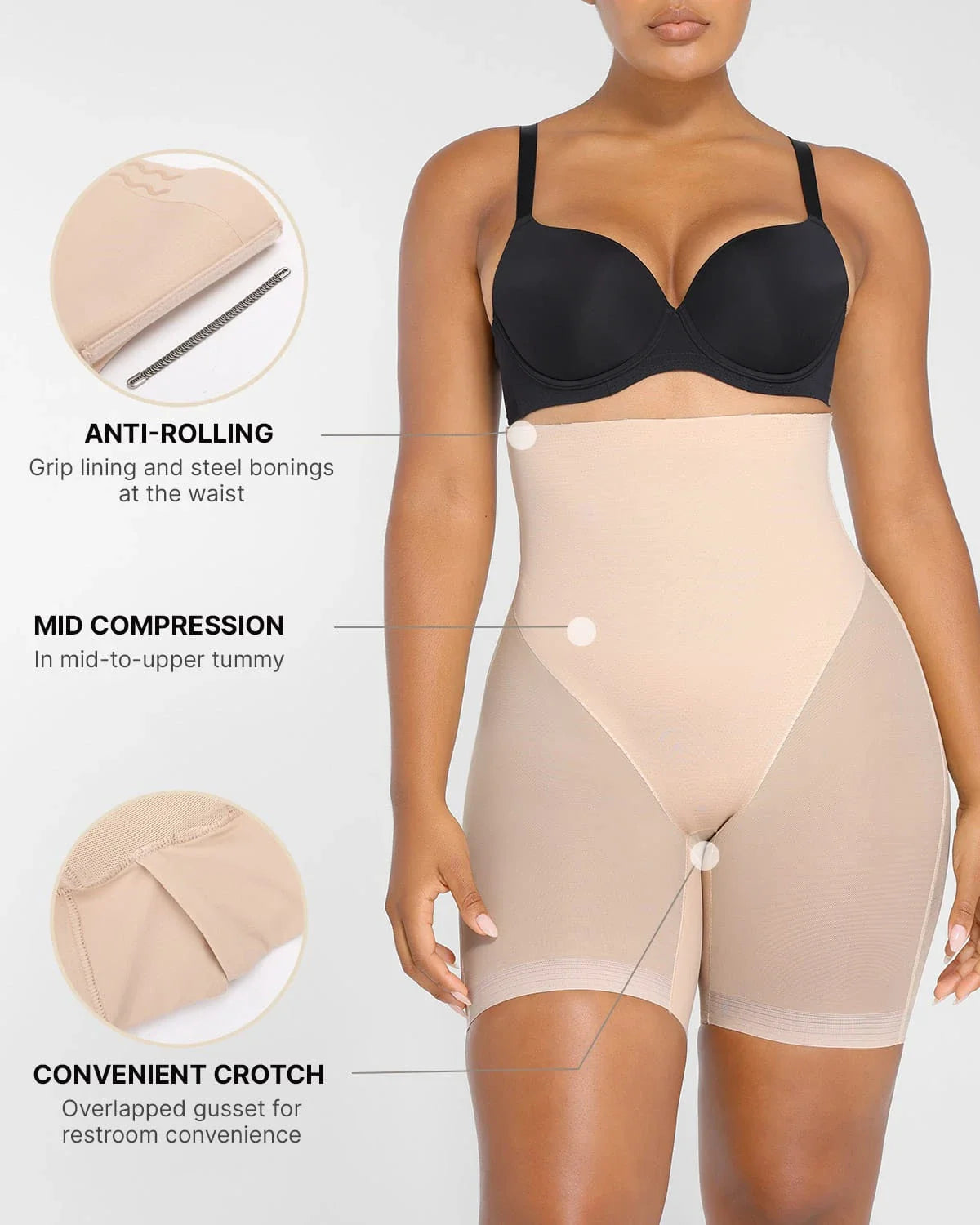 Serene Cove™ | AirSlim® Mesh Smooth Butt-Lifting Shorts