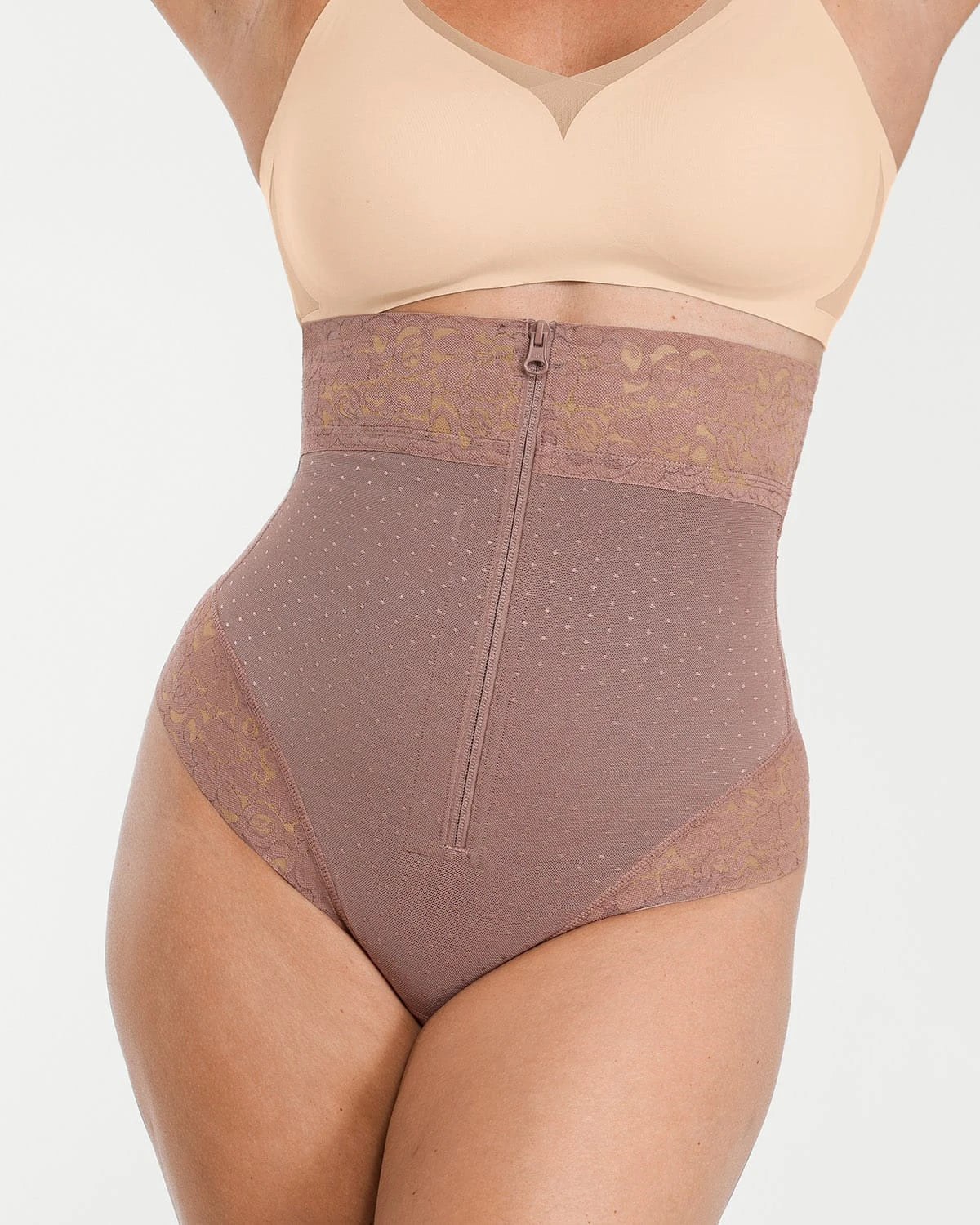 Serene Cove™ | AirSlim® Mid-Rise Polka Dot Shaping Panty