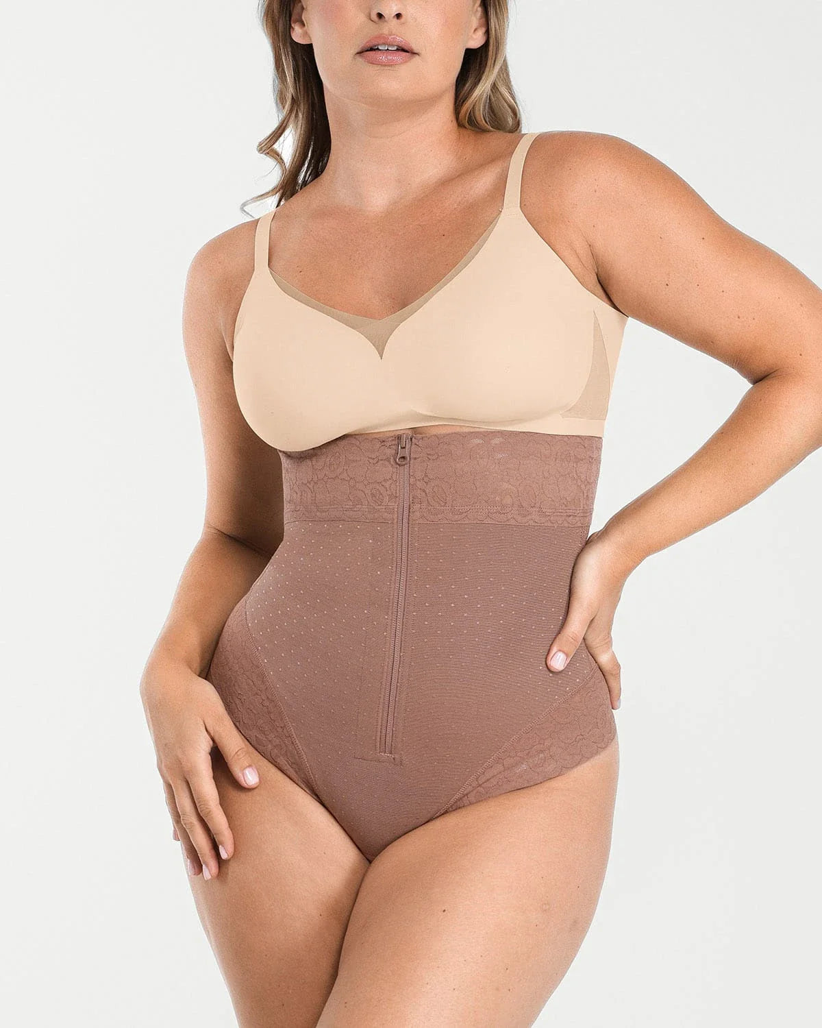 Serene Cove™ | AirSlim® Mid-Rise Polka Dot Shaping Panty