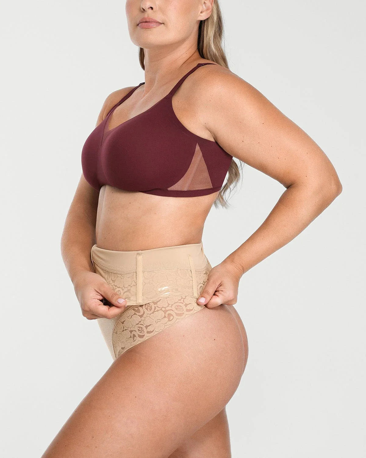 Serene Cove™ | AirSlim® Mid-Rise Polka Dot Shaping Panty