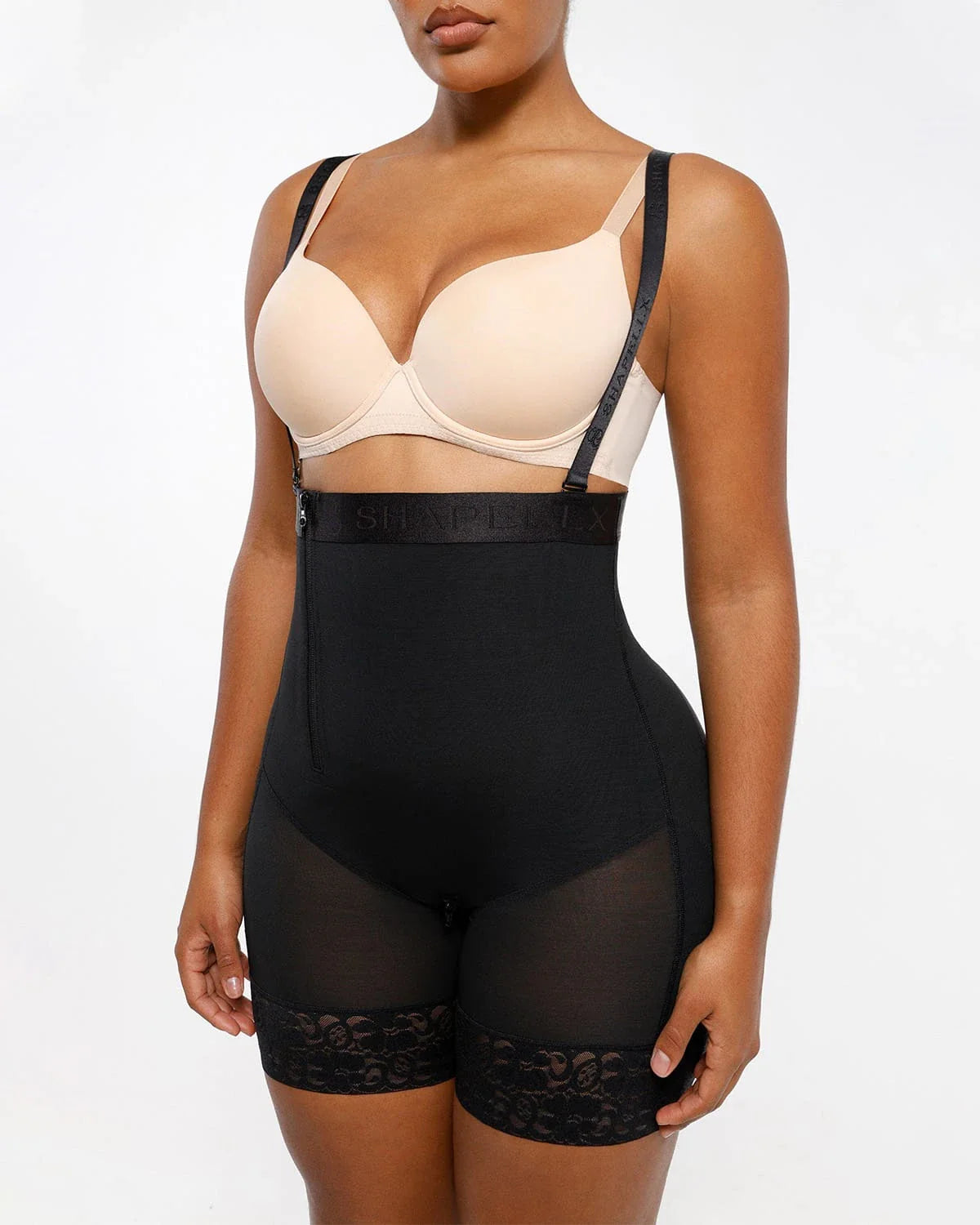 Serene Cove™ | AirSlim® Postpartum Side Zipper Support Shorts