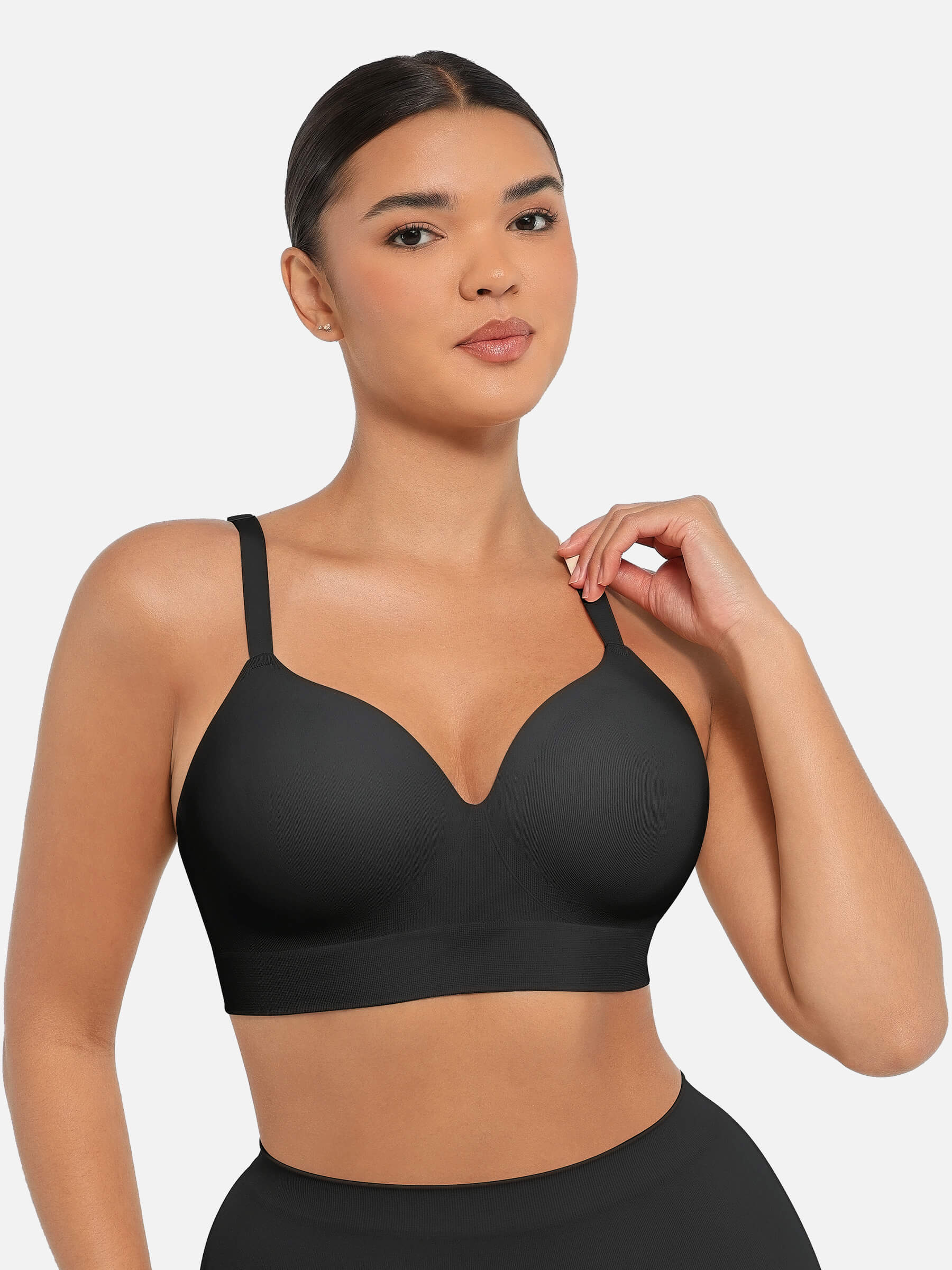 Serene Cove™ | Draadloze Push-Up Naadloze Comfort Volledige Dekking Bh