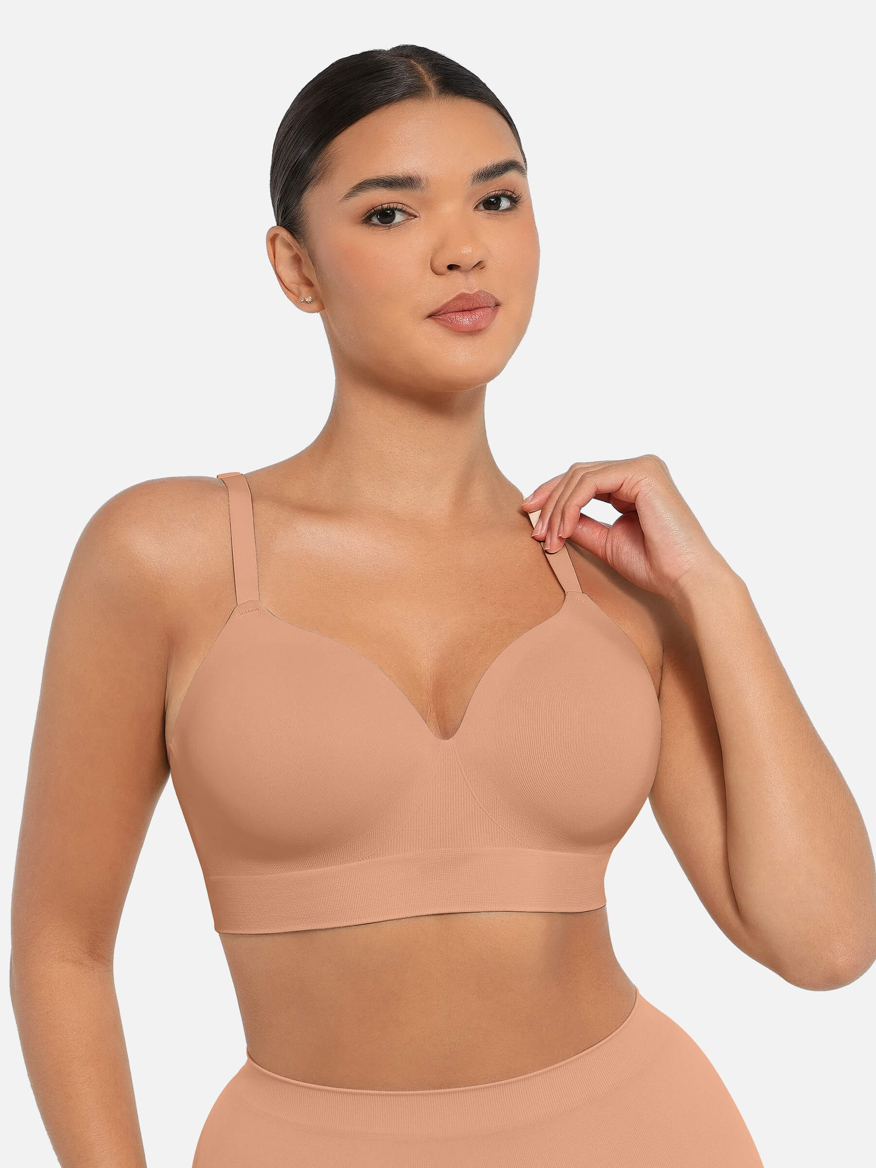 Serene Cove™ | Draadloze Push-Up Naadloze Comfort Volledige Dekking Bh