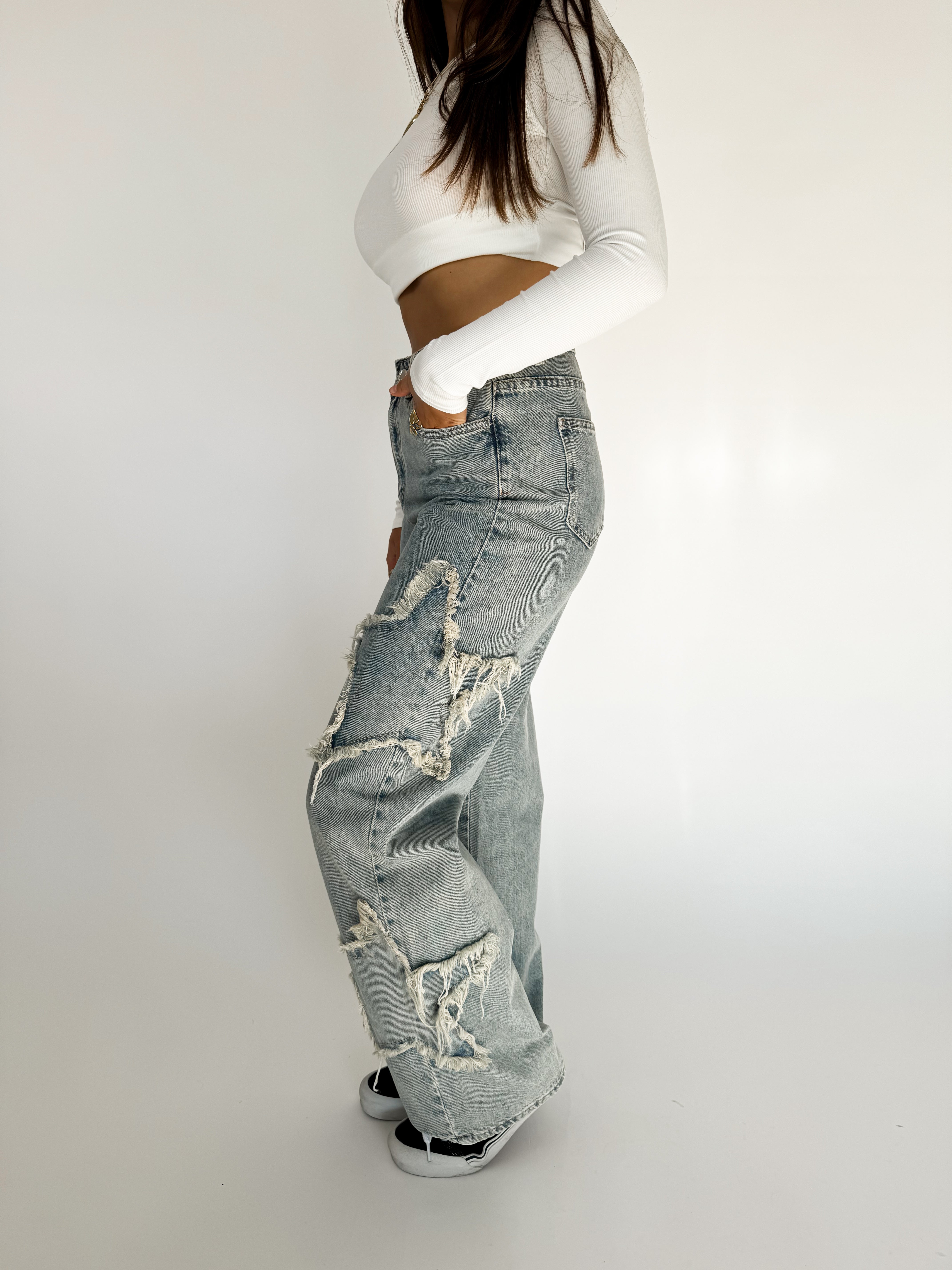 Serene Cove™ | Sterre wide leg jeans light denim