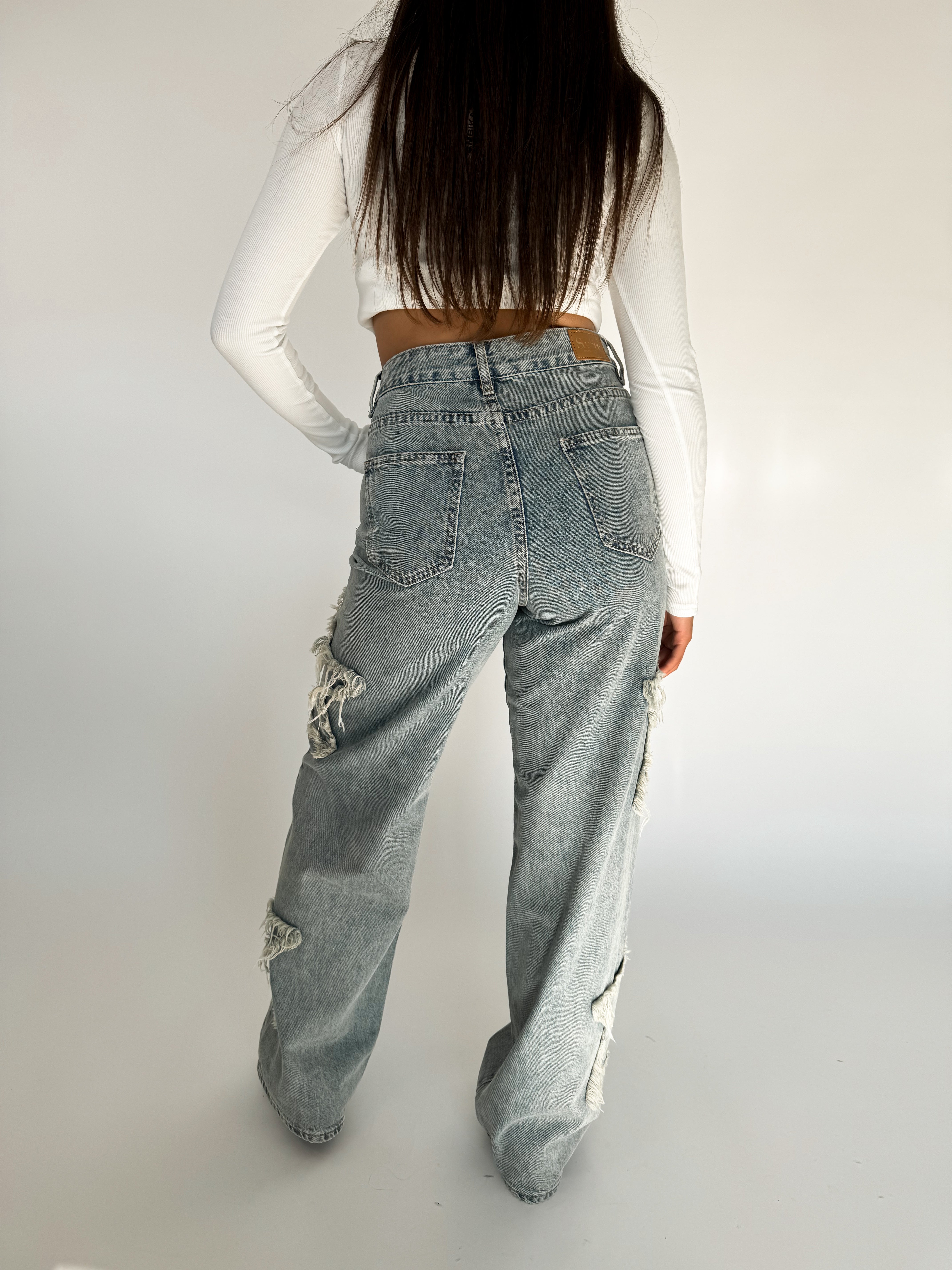 Serene Cove™ | Sterre wide leg jeans light denim