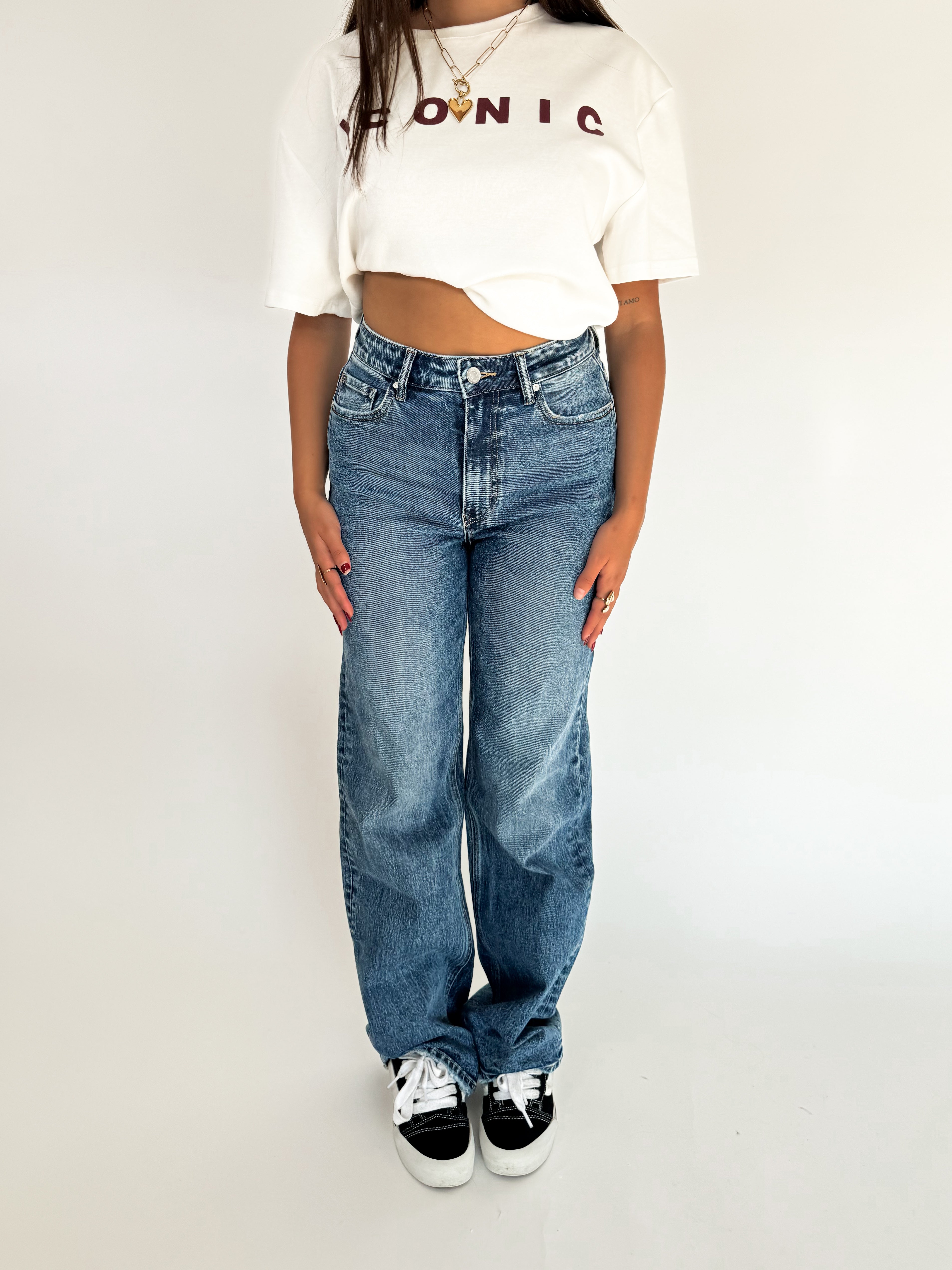 Serene Cove™ | Stretch - Ayla wide jeans dark denim