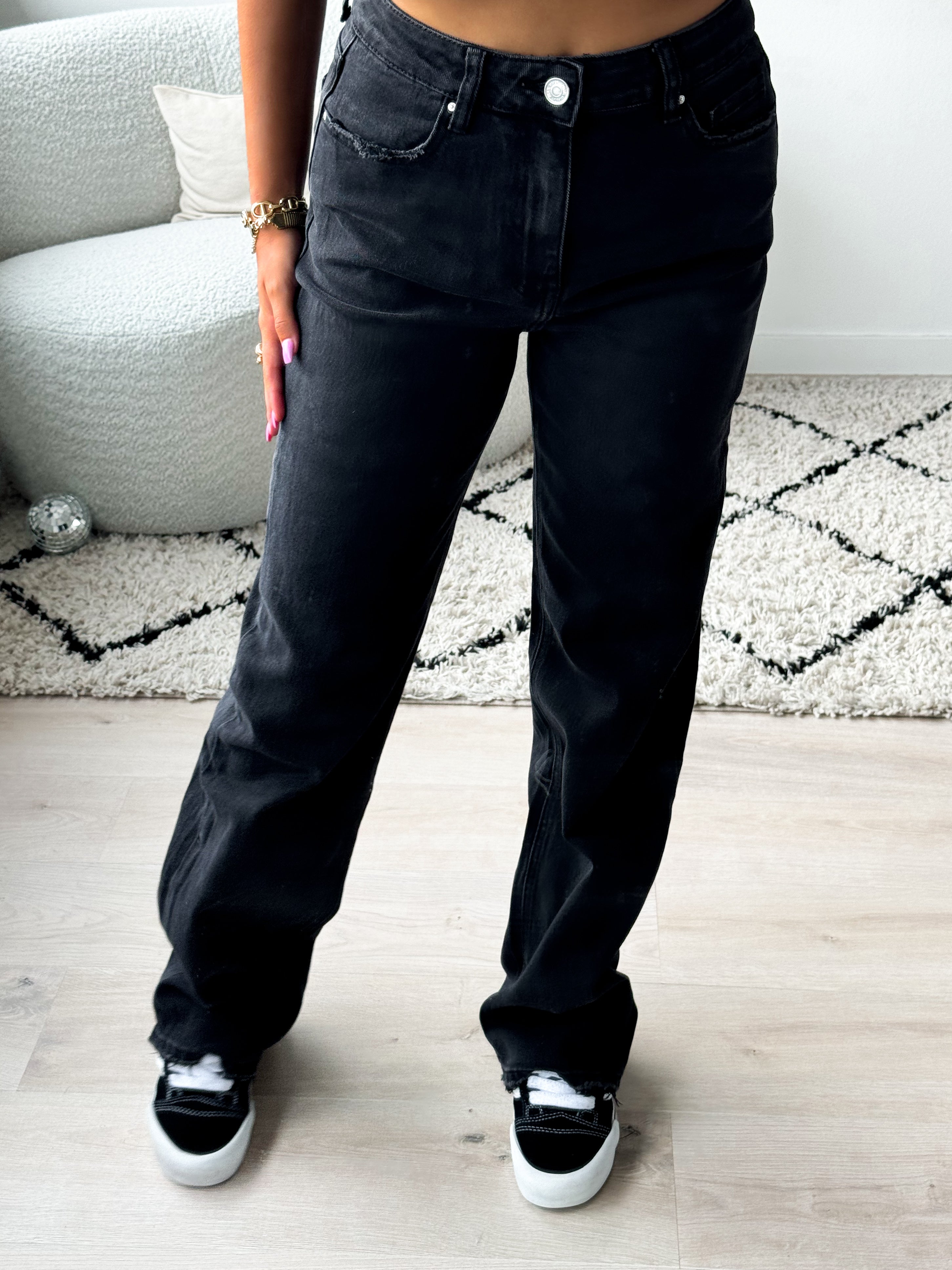 Serene Cove™ | PRE-ORDER Stretch - Ayla wide jeans black