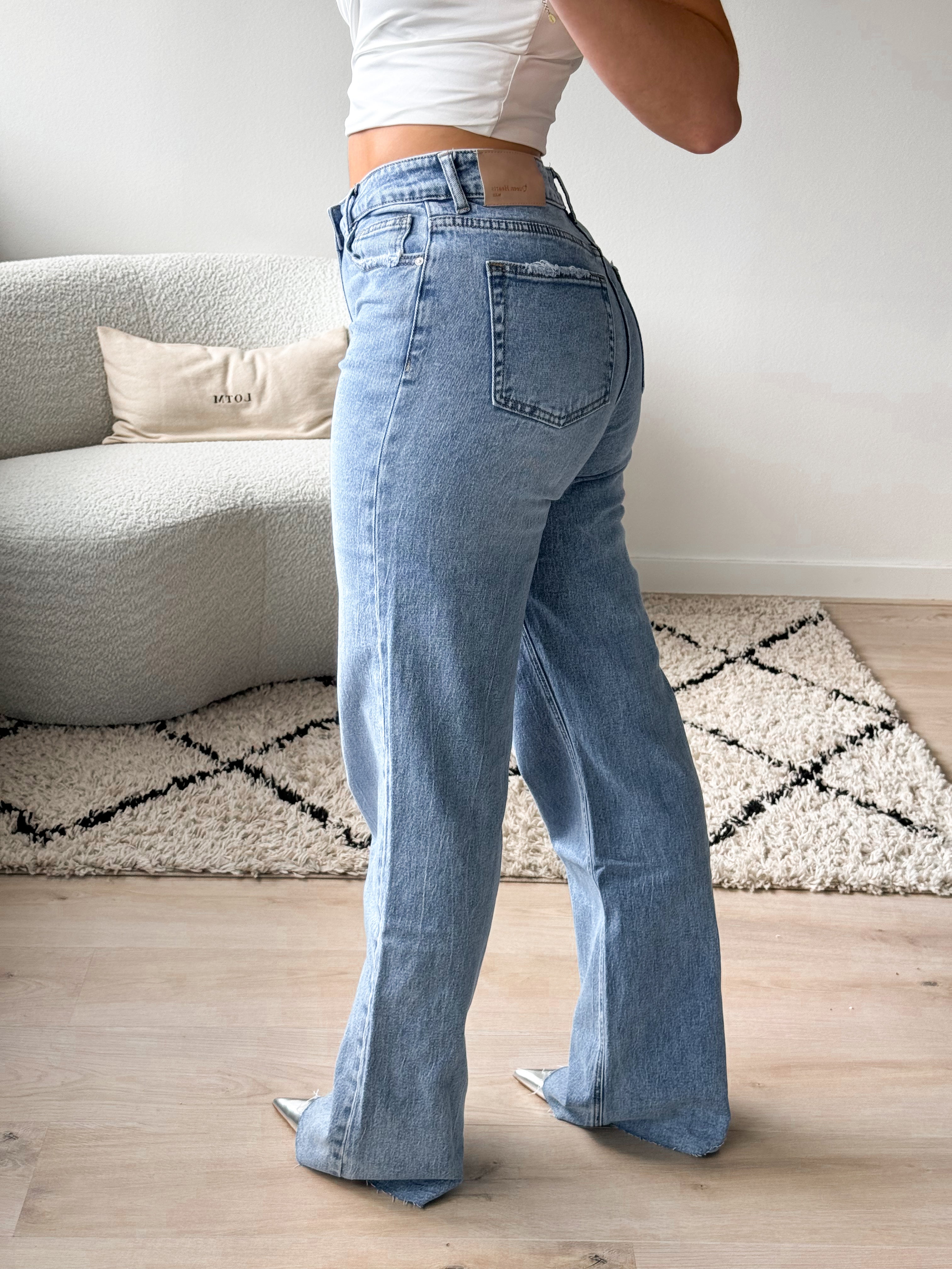 Serene Cove™ | Tall - Stretch - Ayla wide jeans light denim
