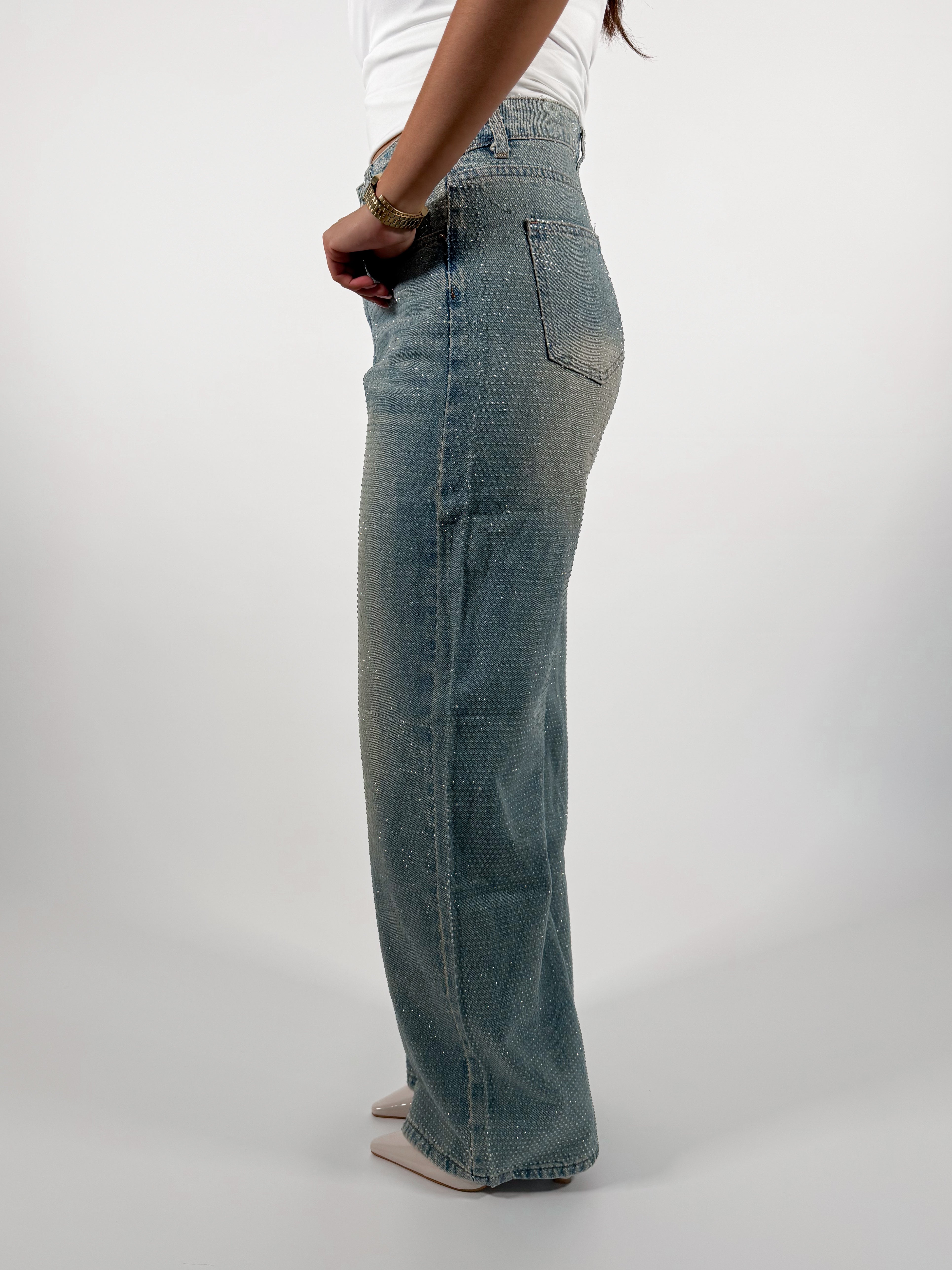 Serene Cove™ | Liv wide jeans washed denim