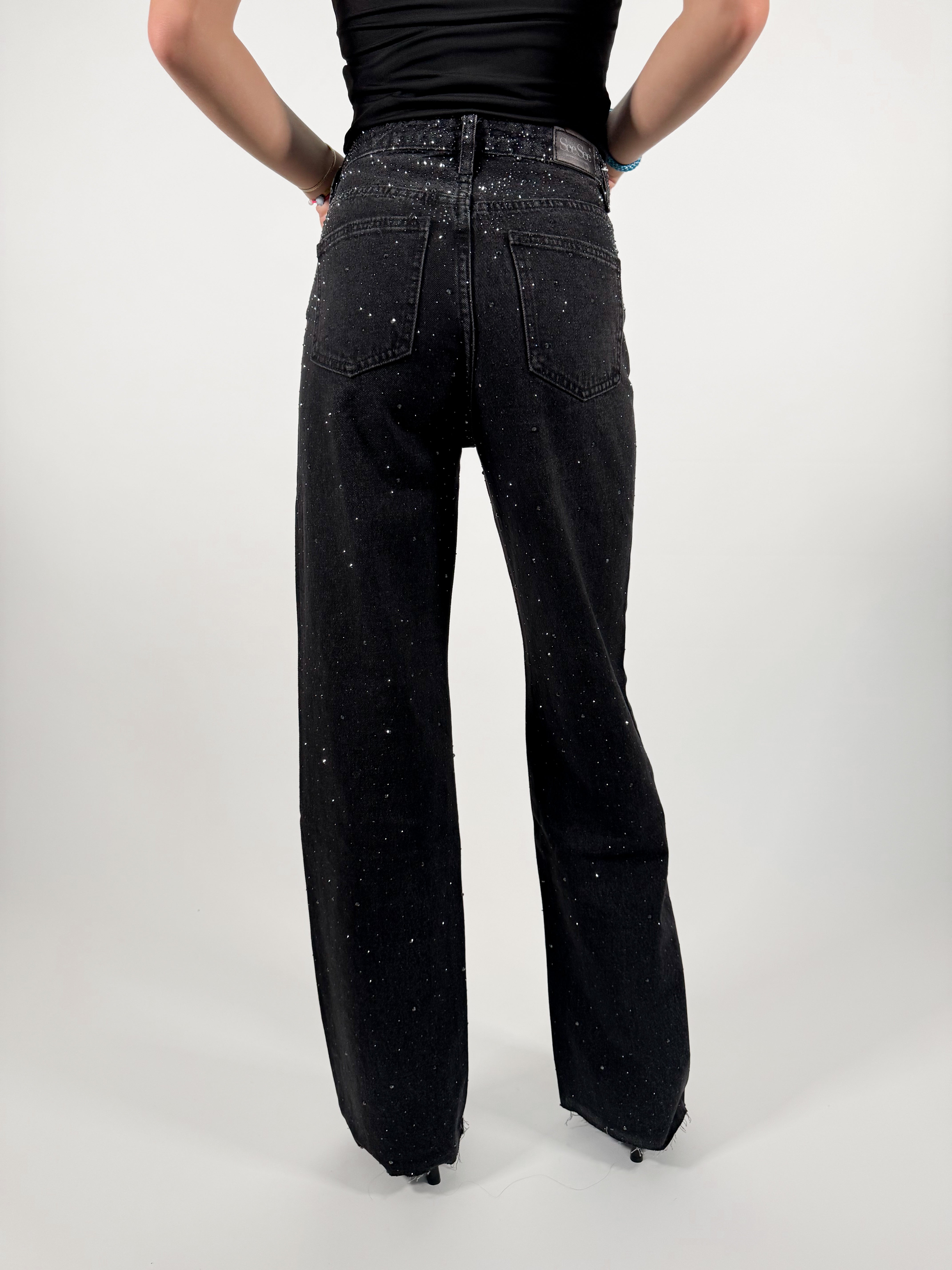 Serene Cove™ | Riley wide jeans black