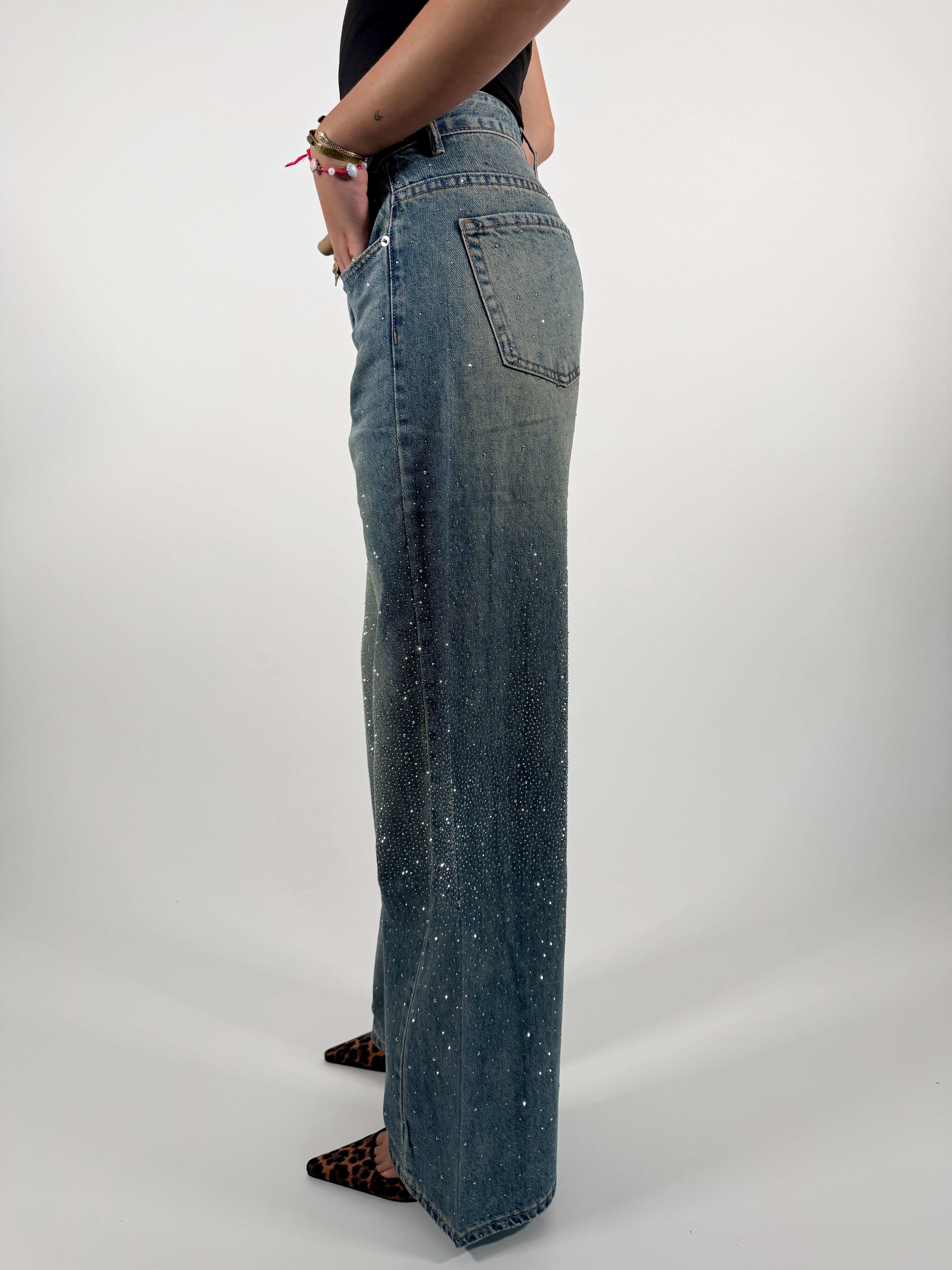 Serene Cove™ | Sophie wide jeans washed denim