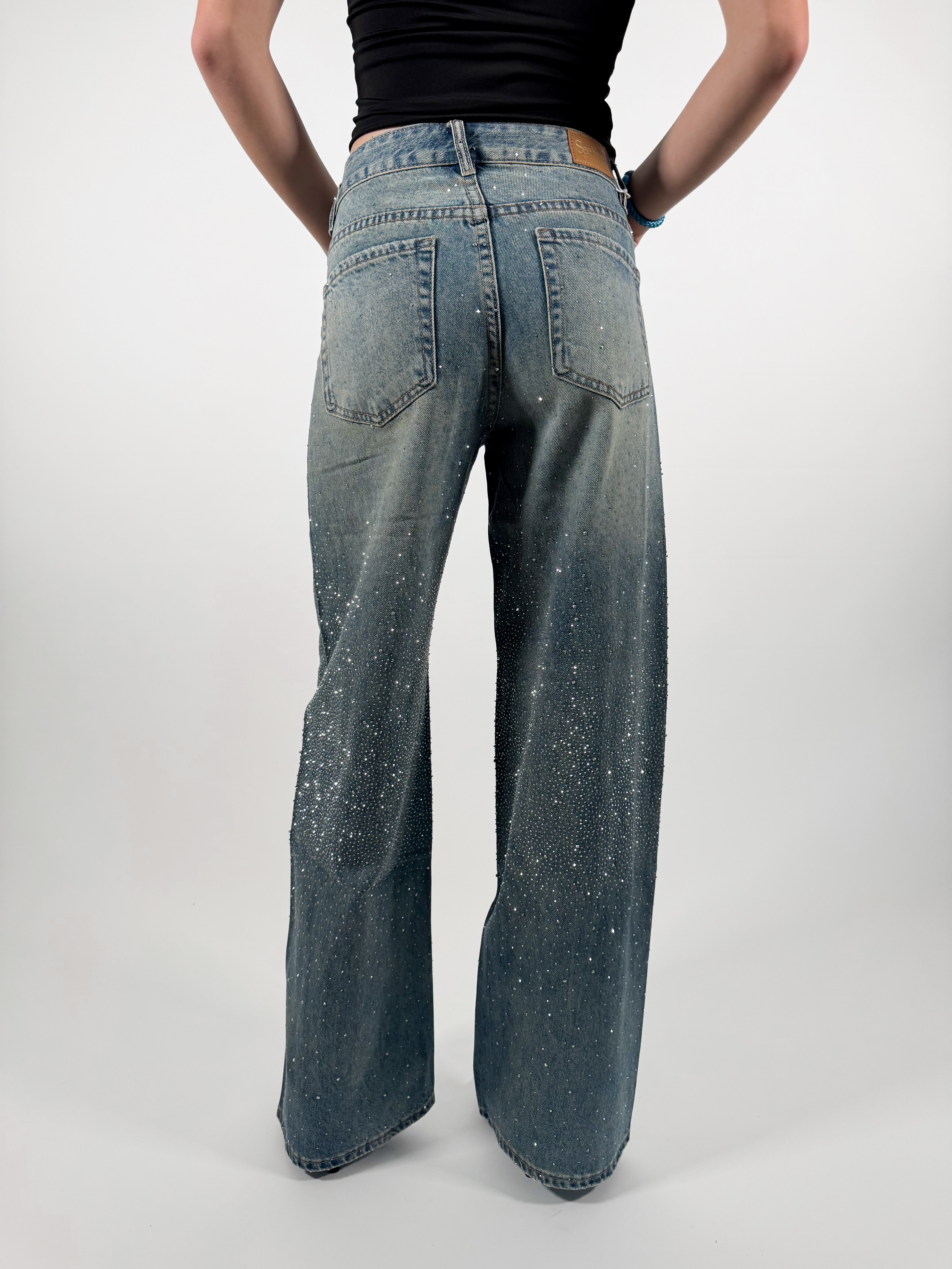 Serene Cove™ | Sophie wide jeans washed denim
