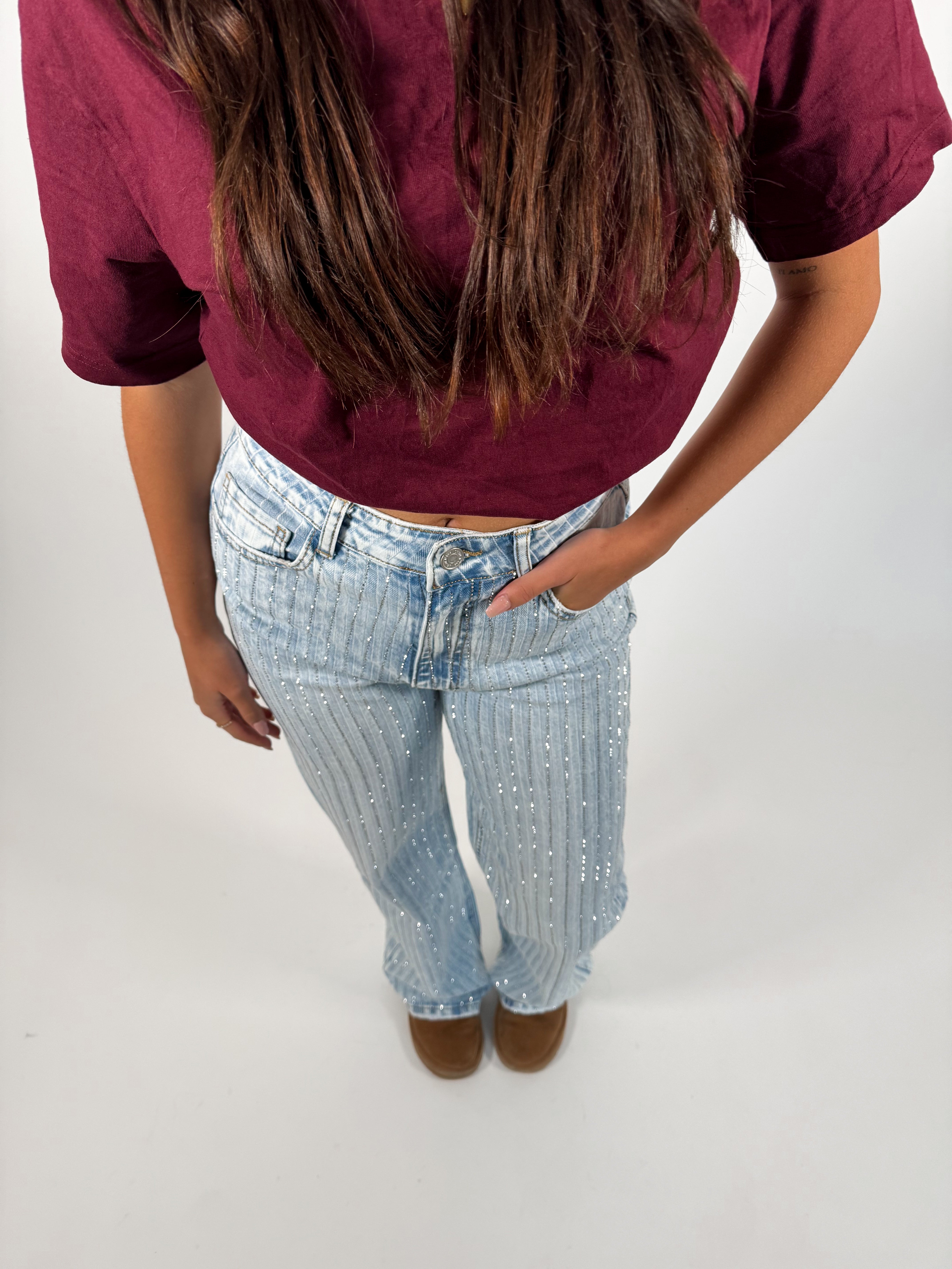 Serene Cove™ | Stretch - Maddy wide jeans extra light denim