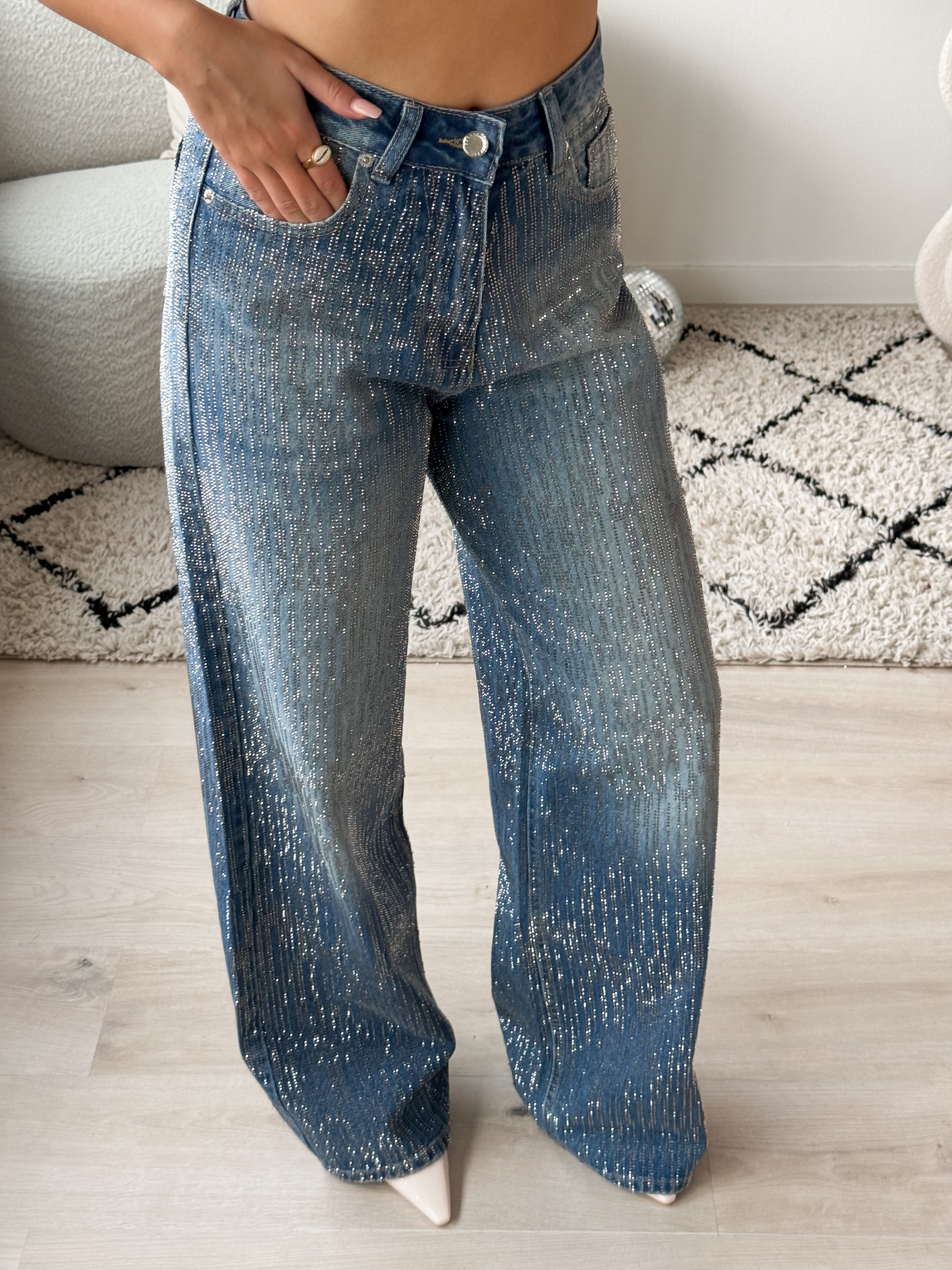 Serene Cove™ | Lotte extra wide jeans mid denim