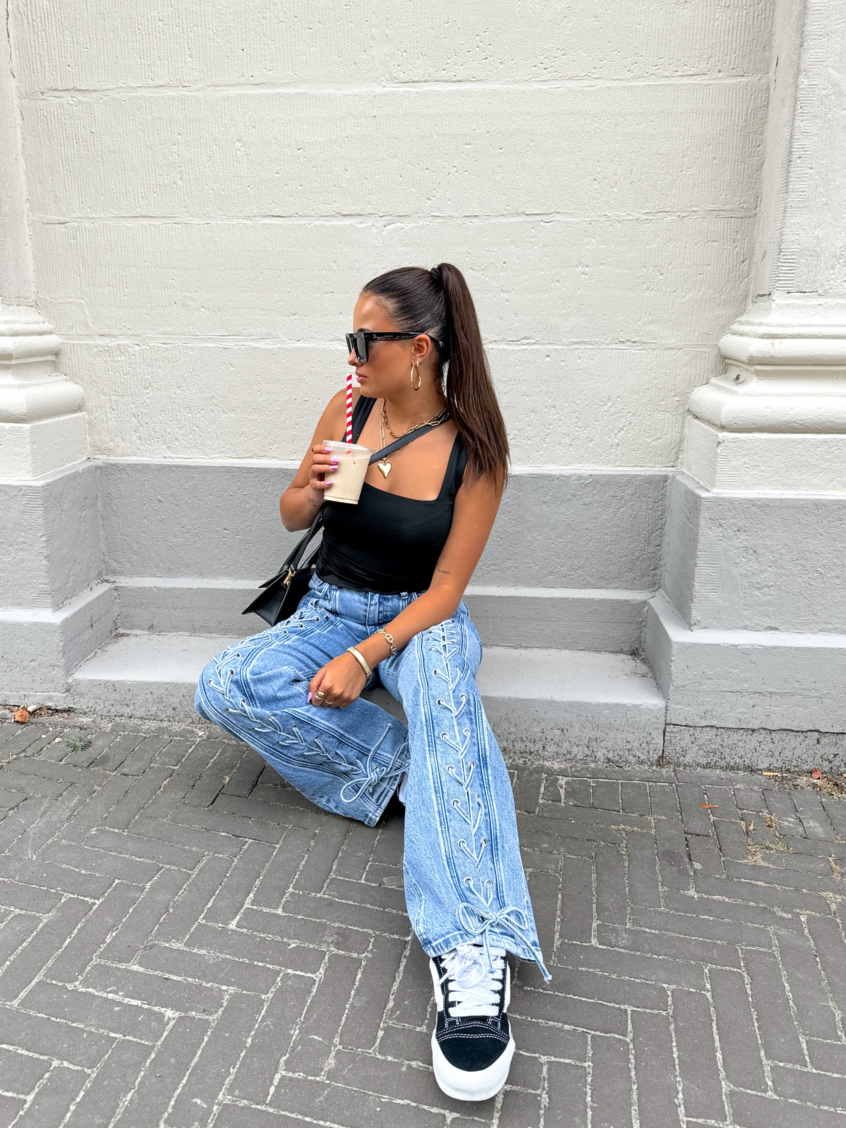 Serene Cove™ | Stretch - Gigi wide jeans light denim