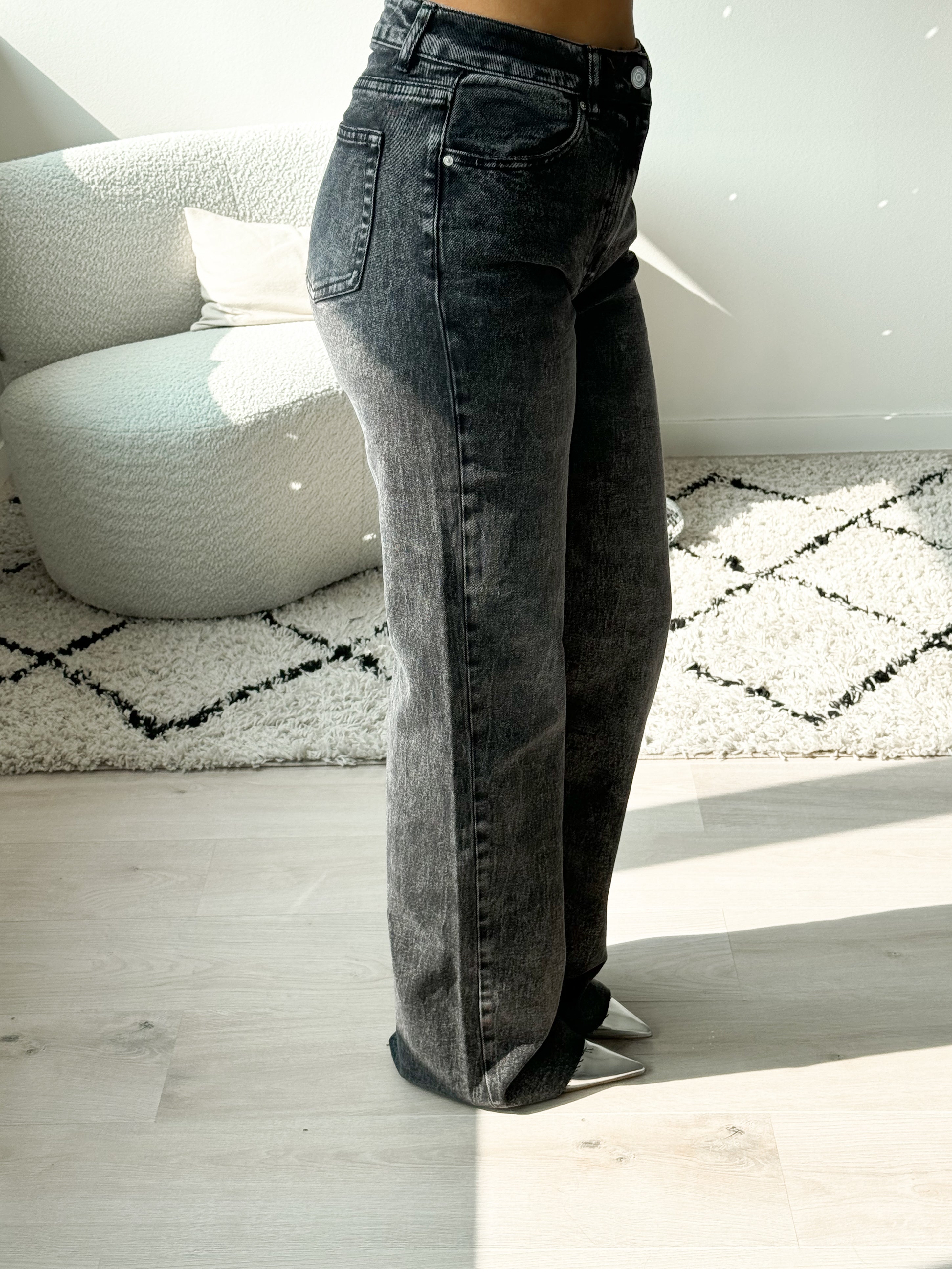 Serene Cove™ | Tall - Stretch - Ayla wide jeans washed grey