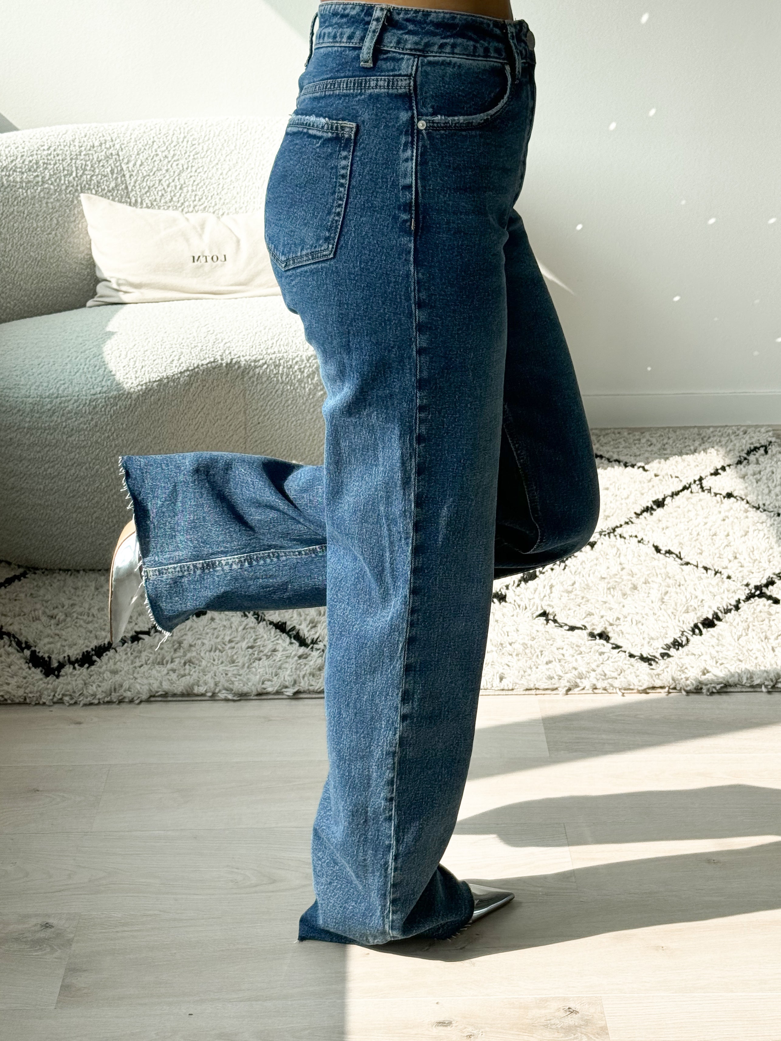 Serene Cove™ | Tall - Stretch - Ayla wide jeans dark denim