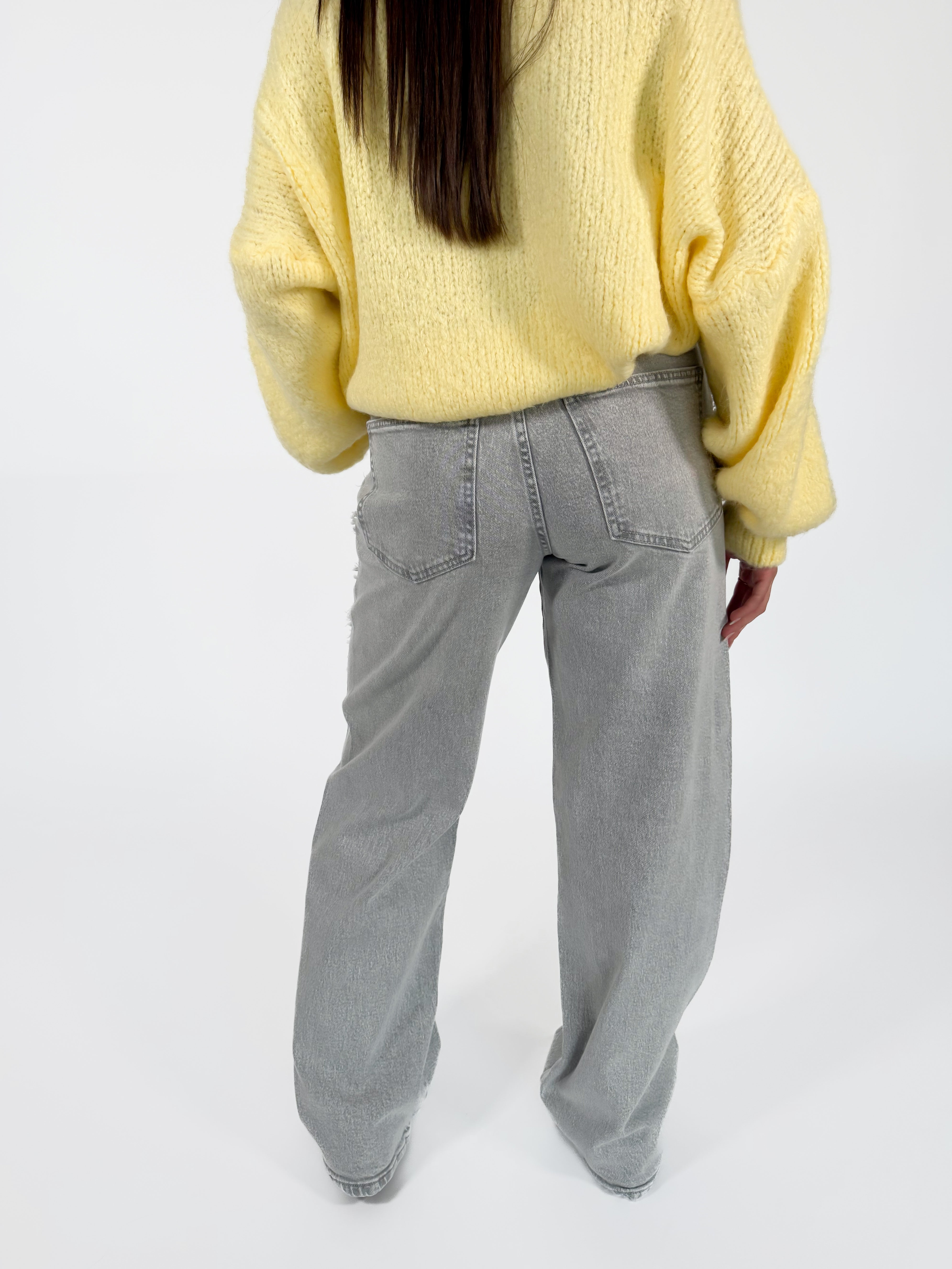 Serene Cove™ | Stretch - Noor wide jeans light grey
