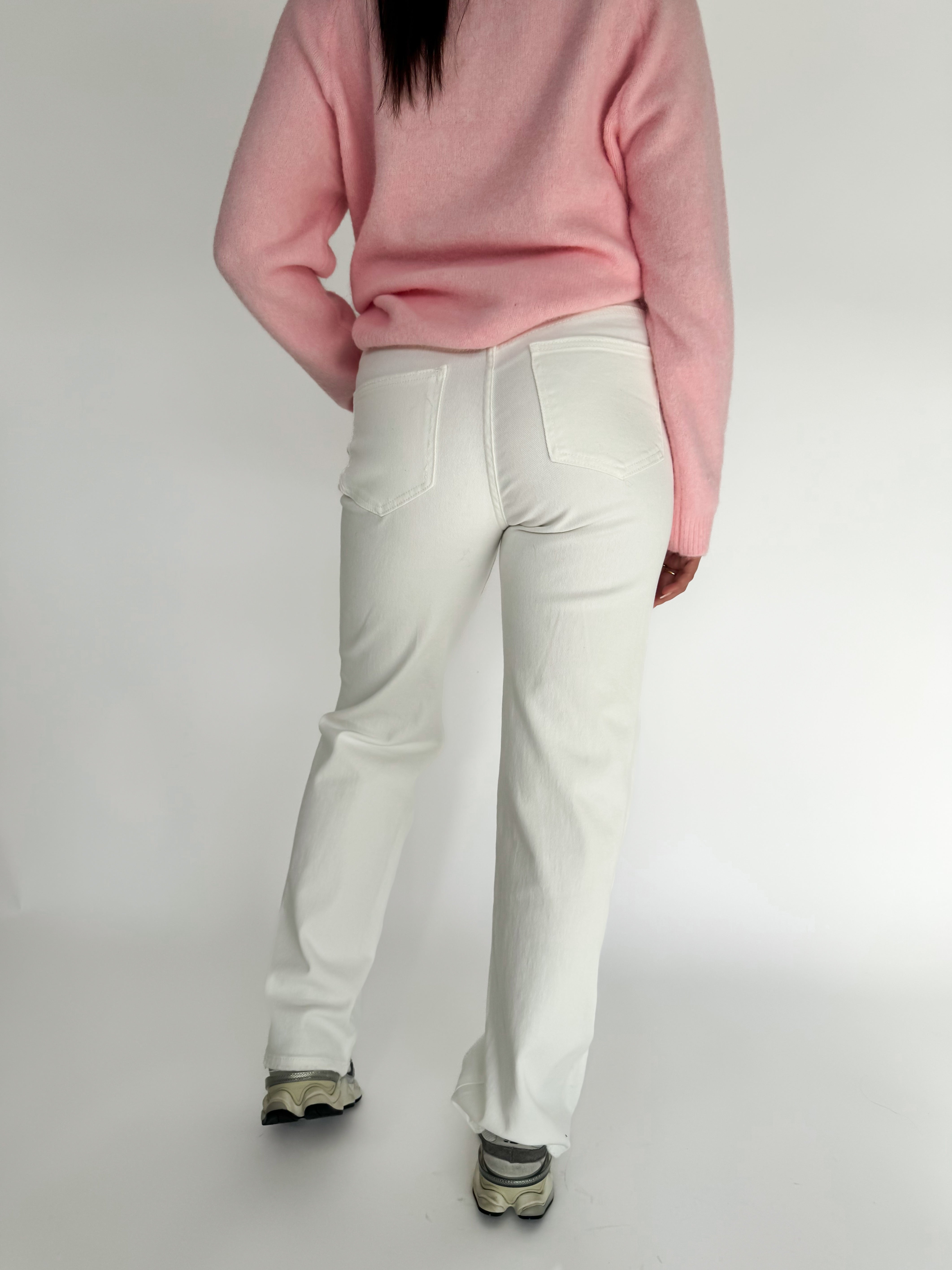 Serene Cove™ | Stretch - Saar straight jeans white