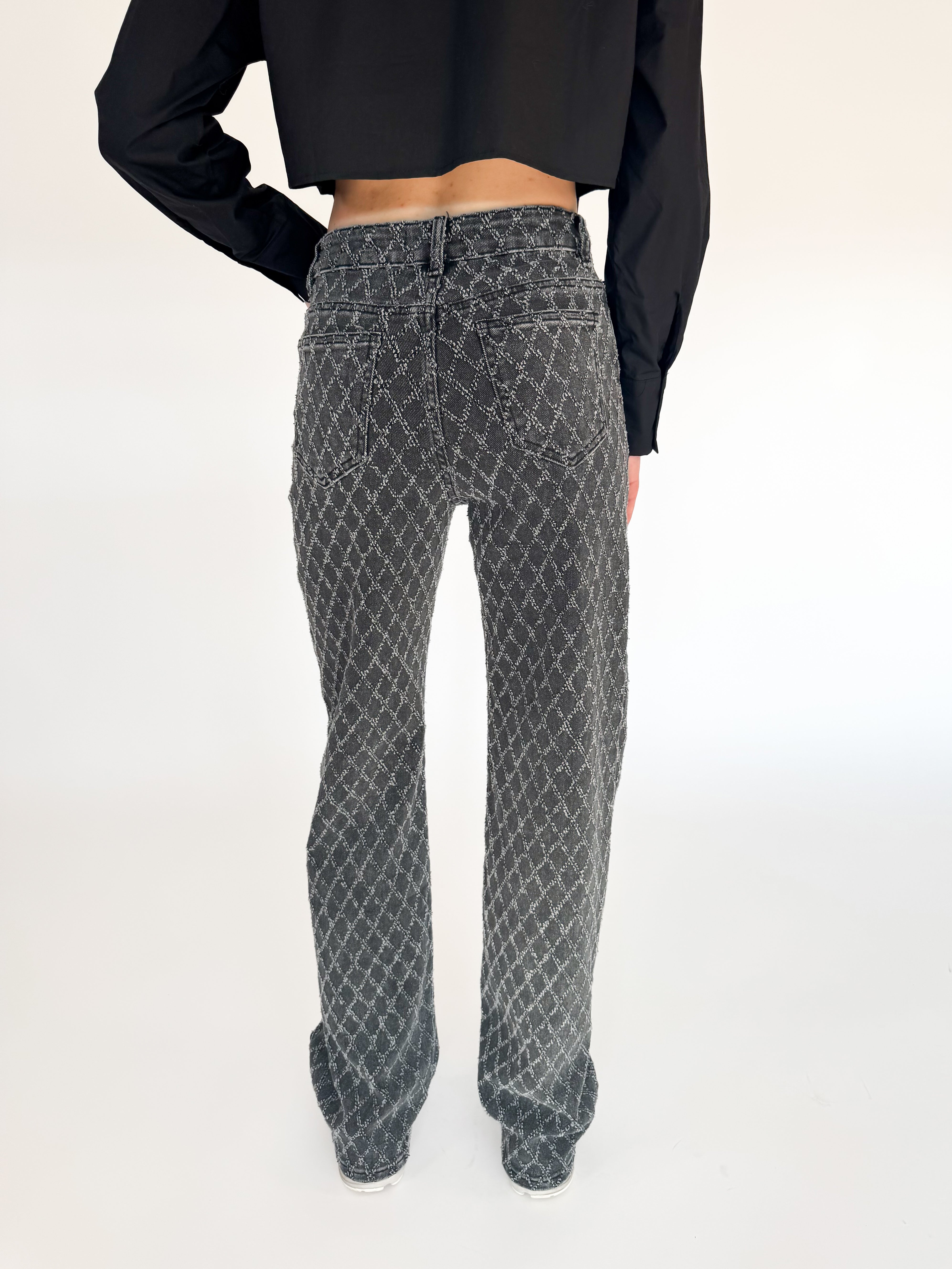 Serene Cove™ | Stretch - Aniek wide jeans anthracite
