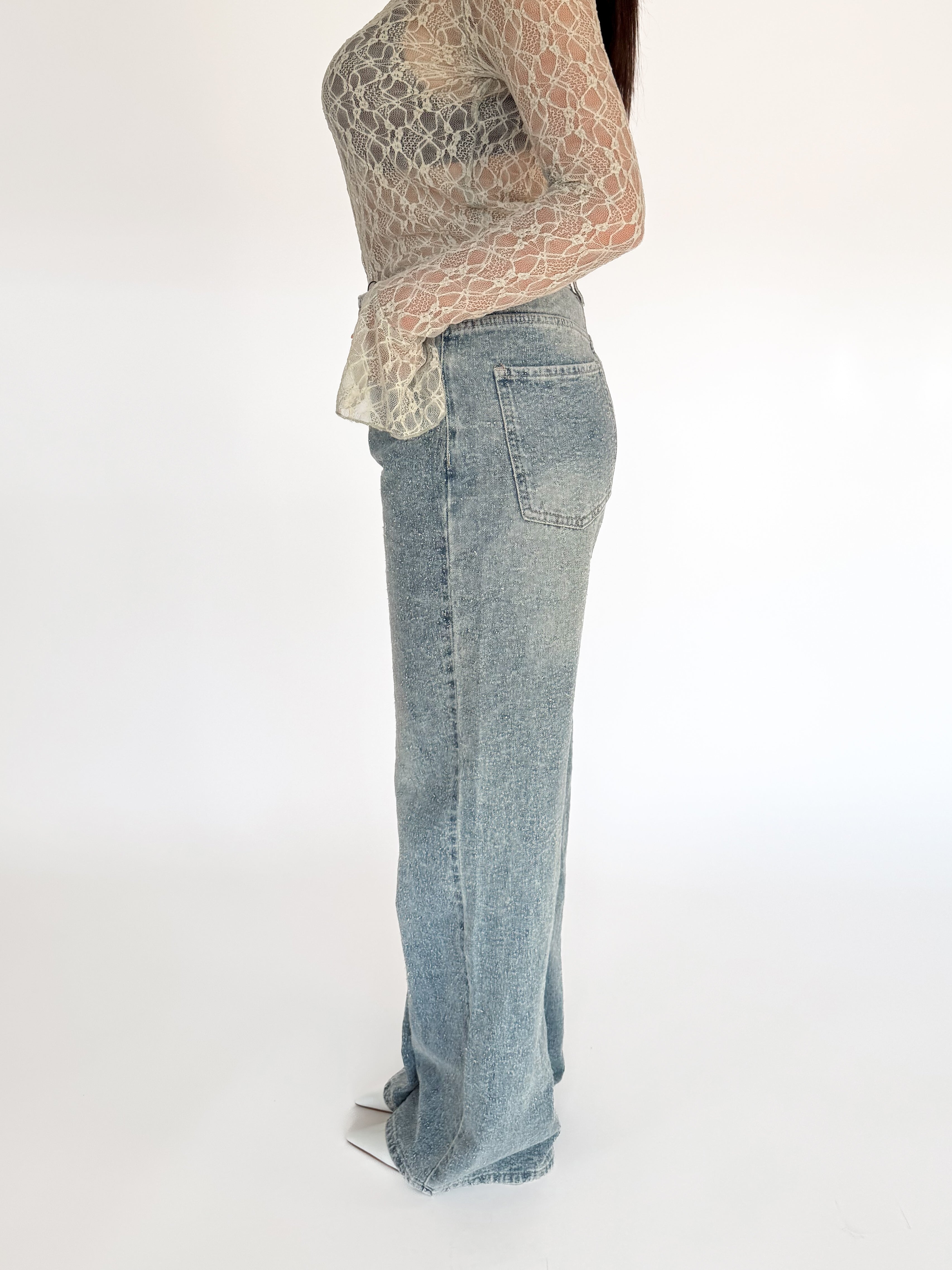 Serene Cove™ | Linda wide jeans washed denim