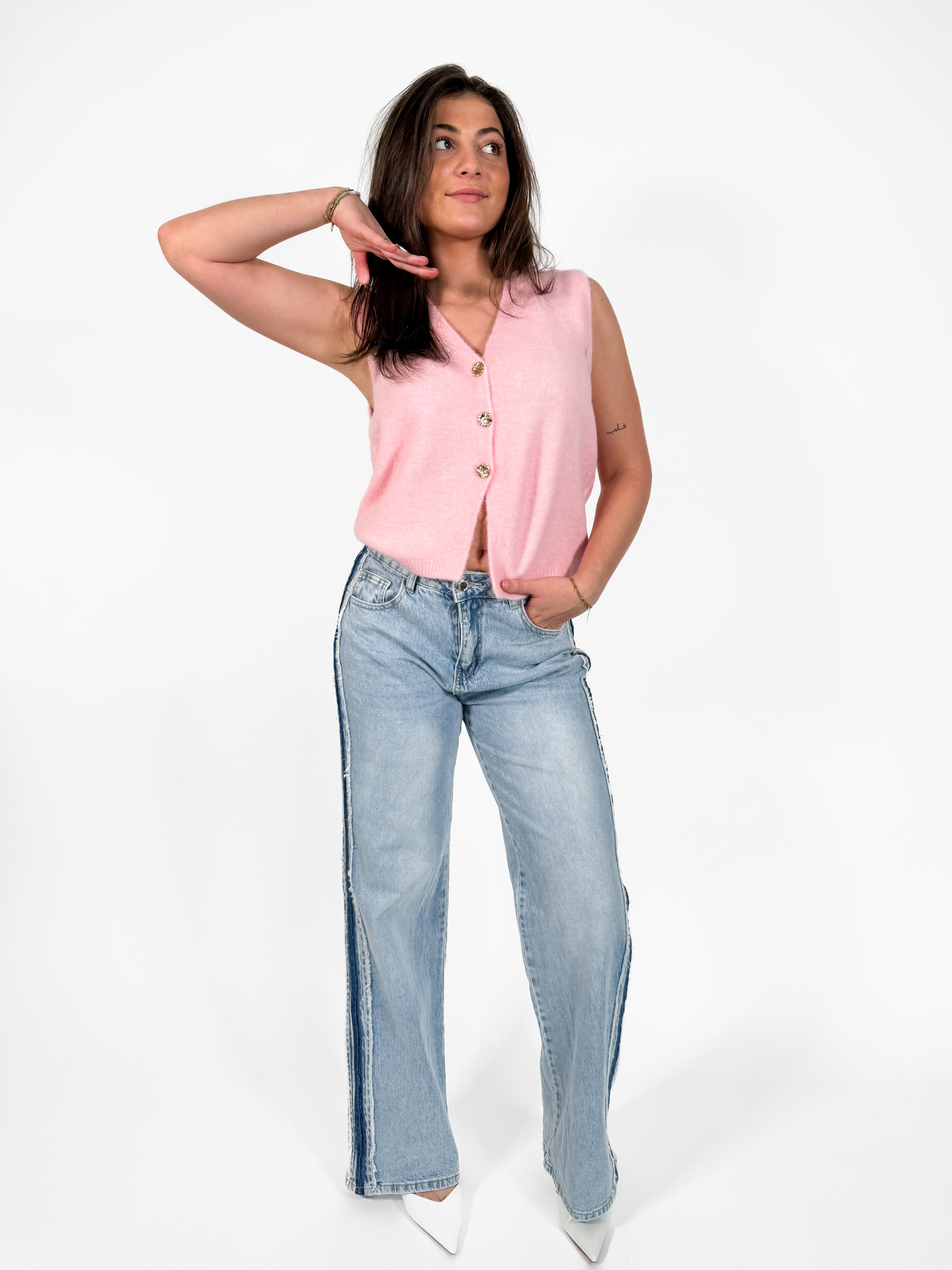 Serene Cove™ | Stretch - Tess wide jeans light denim