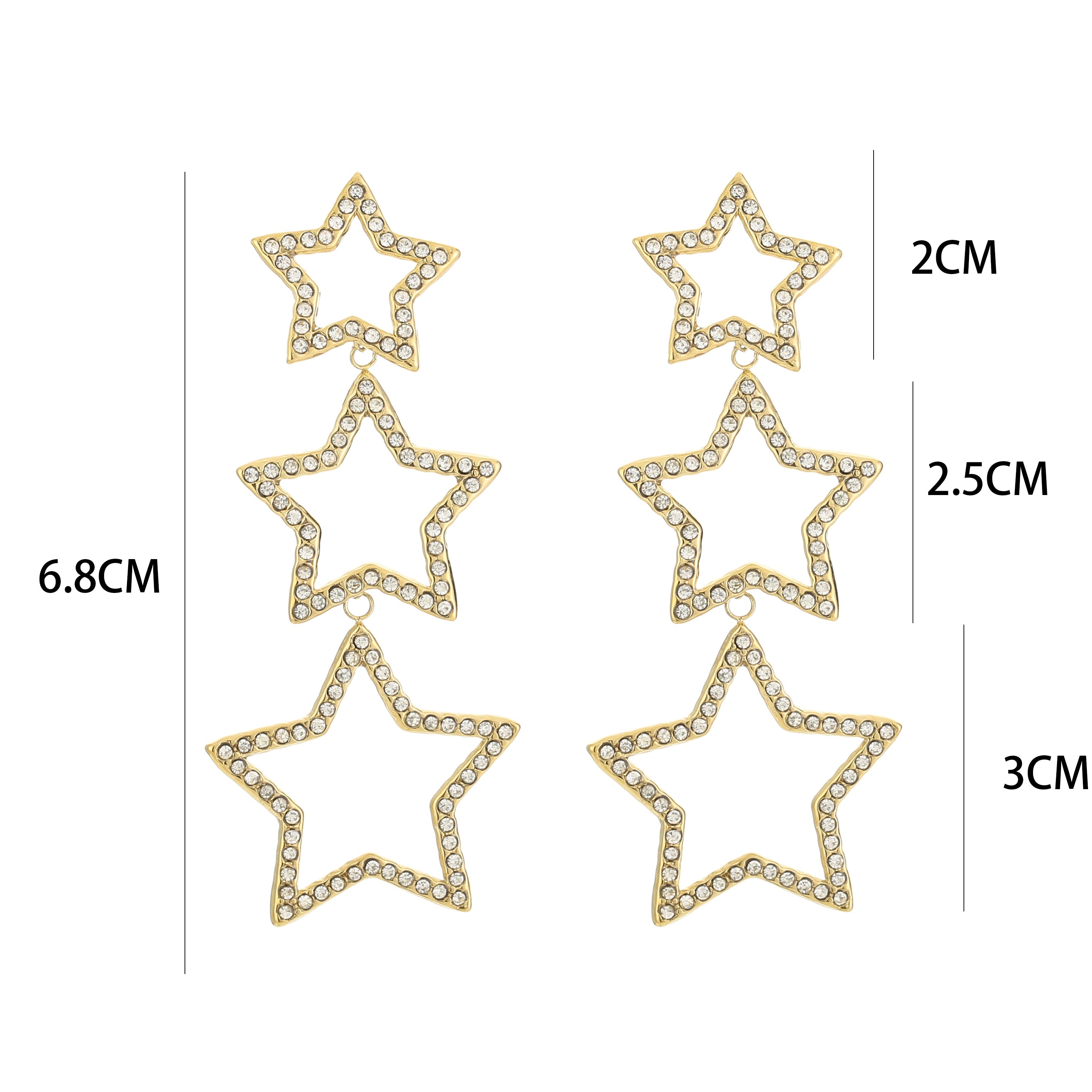 Serene Cove™ | Vera earrings gold