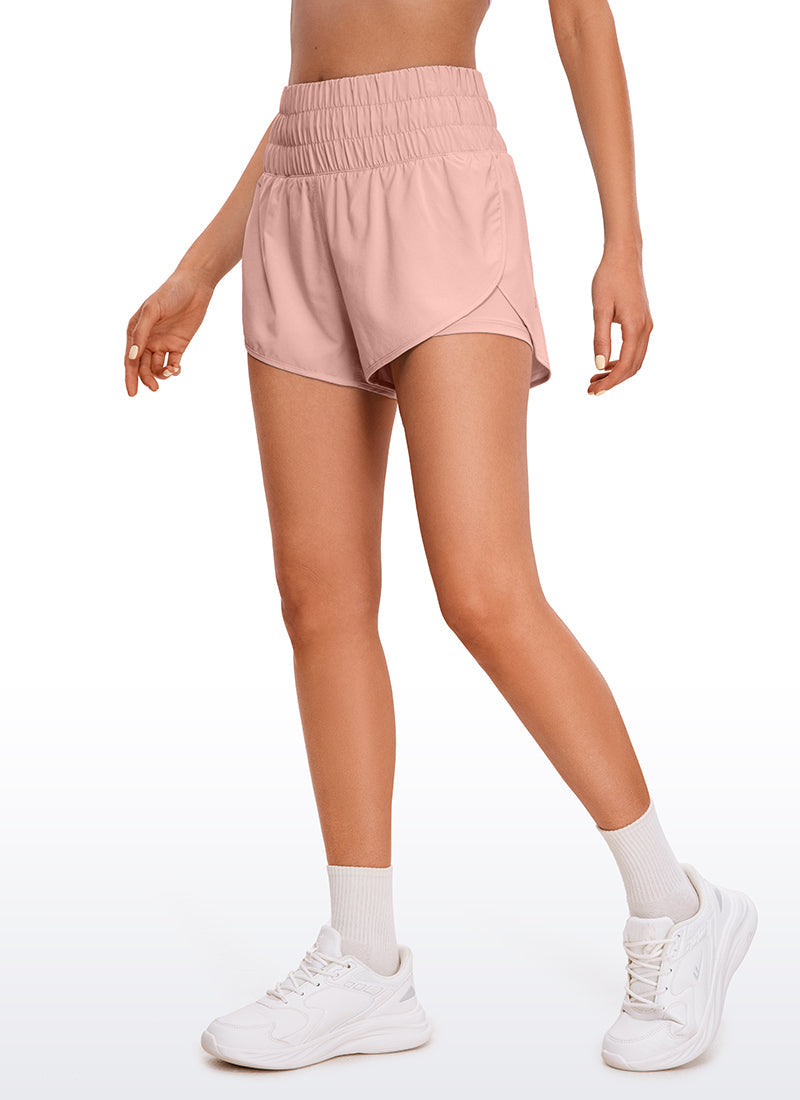 Serene Cove™ | Feathery-Fit Zachte High-Rise 2 in 1 Short 3''