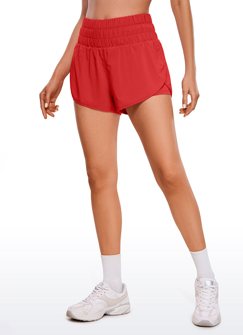 Serene Cove™ | Feathery-Fit Zachte High-Rise 2 in 1 Short 3''