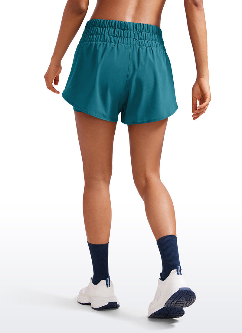 Serene Cove™ | Feathery-Fit Zachte High-Rise 2 in 1 Short 3''