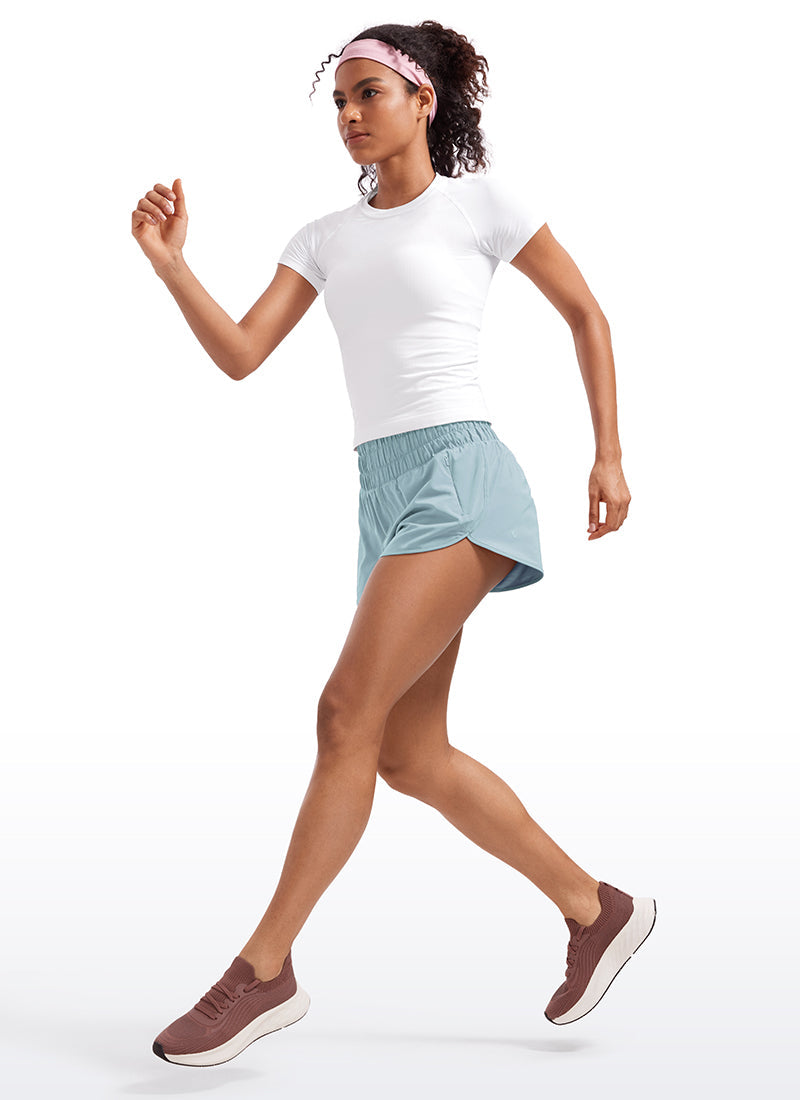 Serene Cove™ | Feathery-Fit Zachte Super High Waisted Dolfijn Shorts Pocket 3''