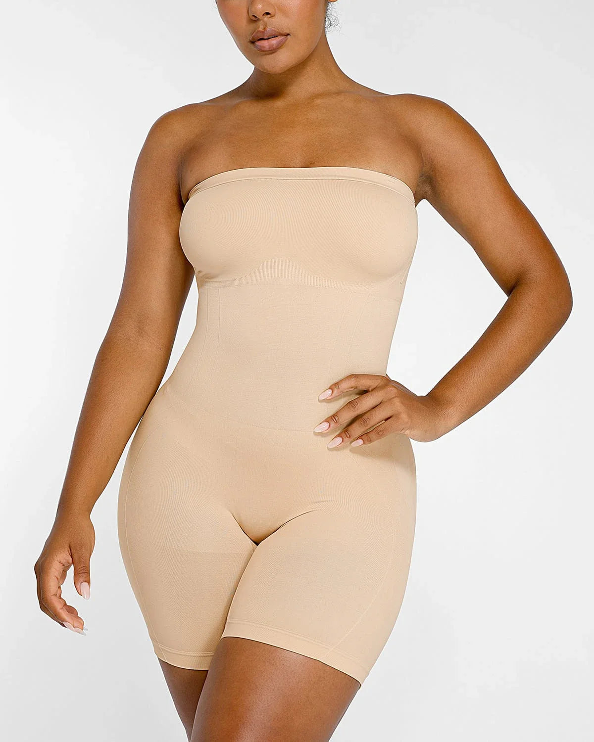 Serene Cove™ | Seamless Sculpt Strapless Bodysuit