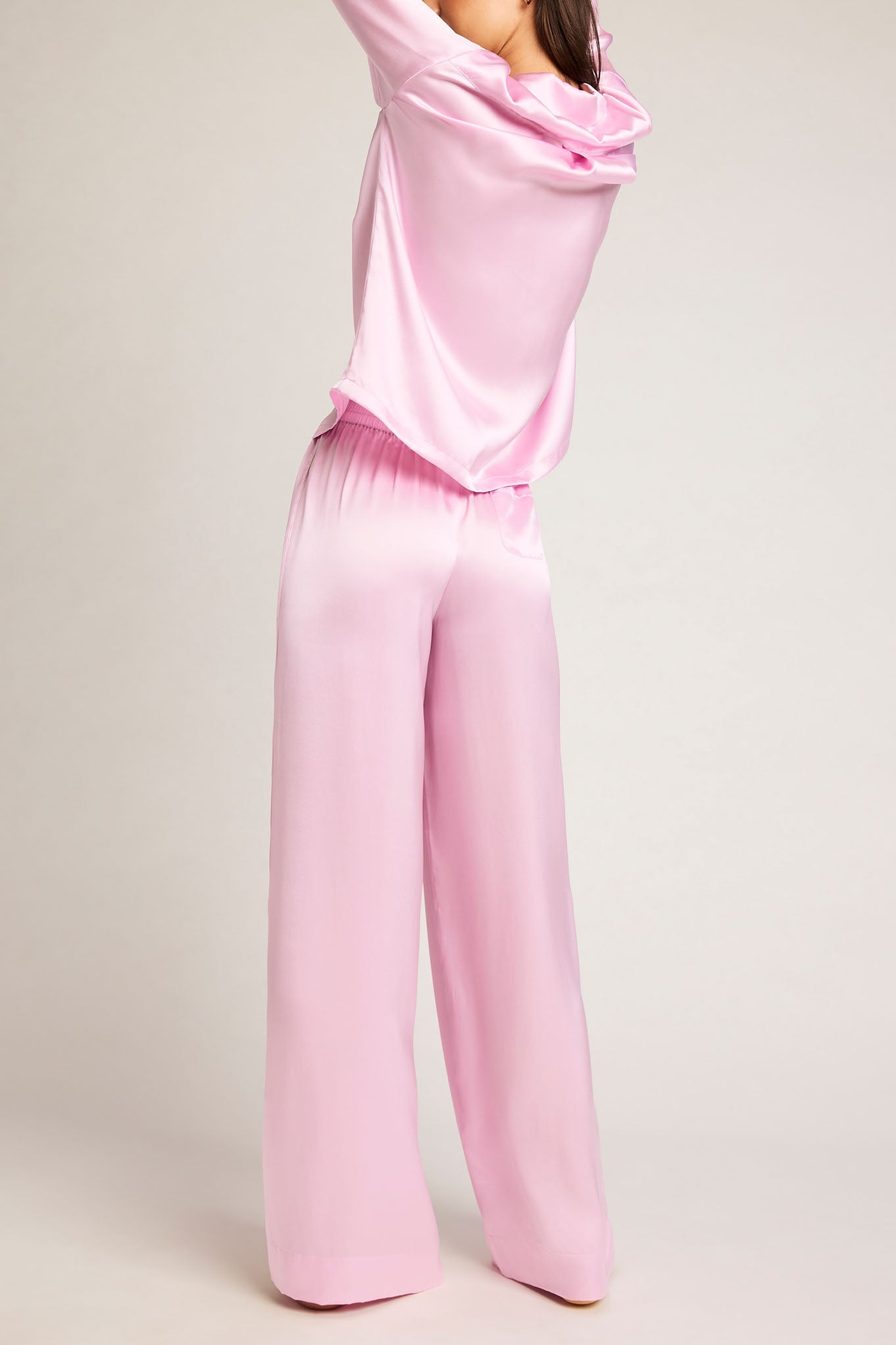 Serene Cove™ | Eclipse Silk Track Pant in Babe
