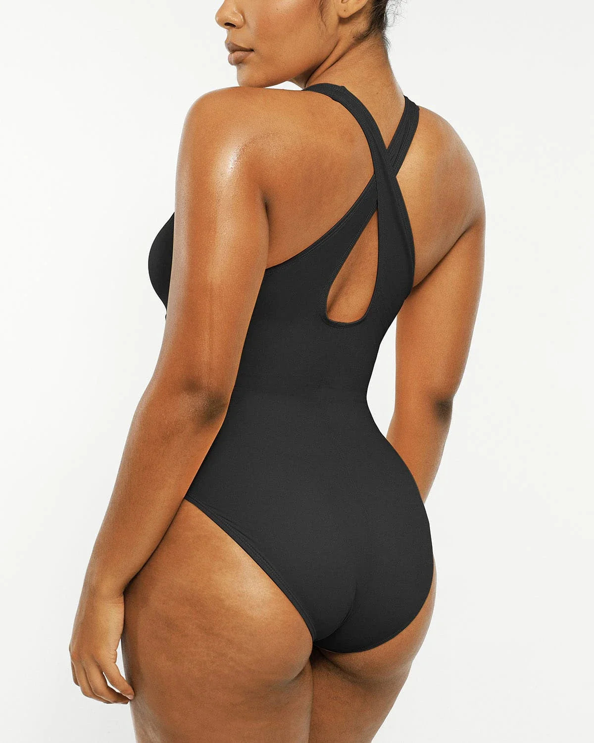 Serene Cove™ | Smart Sculpt Plunge Corset Shaping Swimsuit