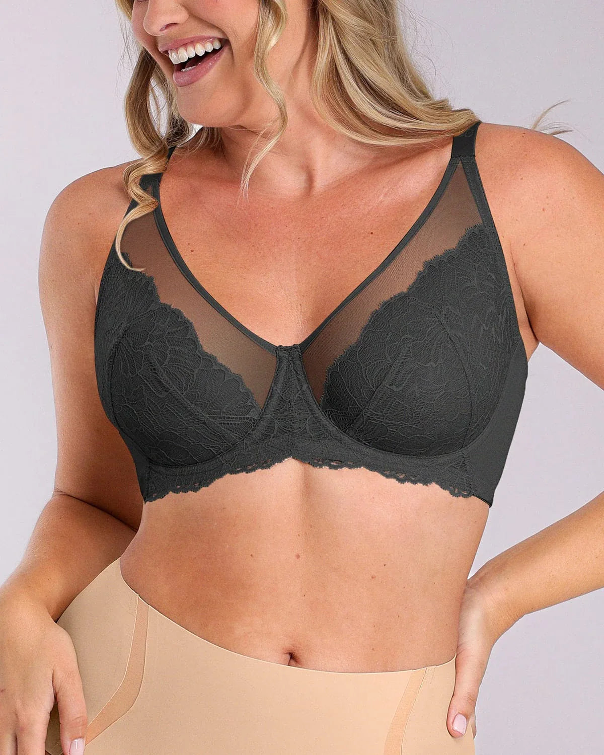 Serene Cove™ | Ondersteunende ongevoerde kanten beugelbh