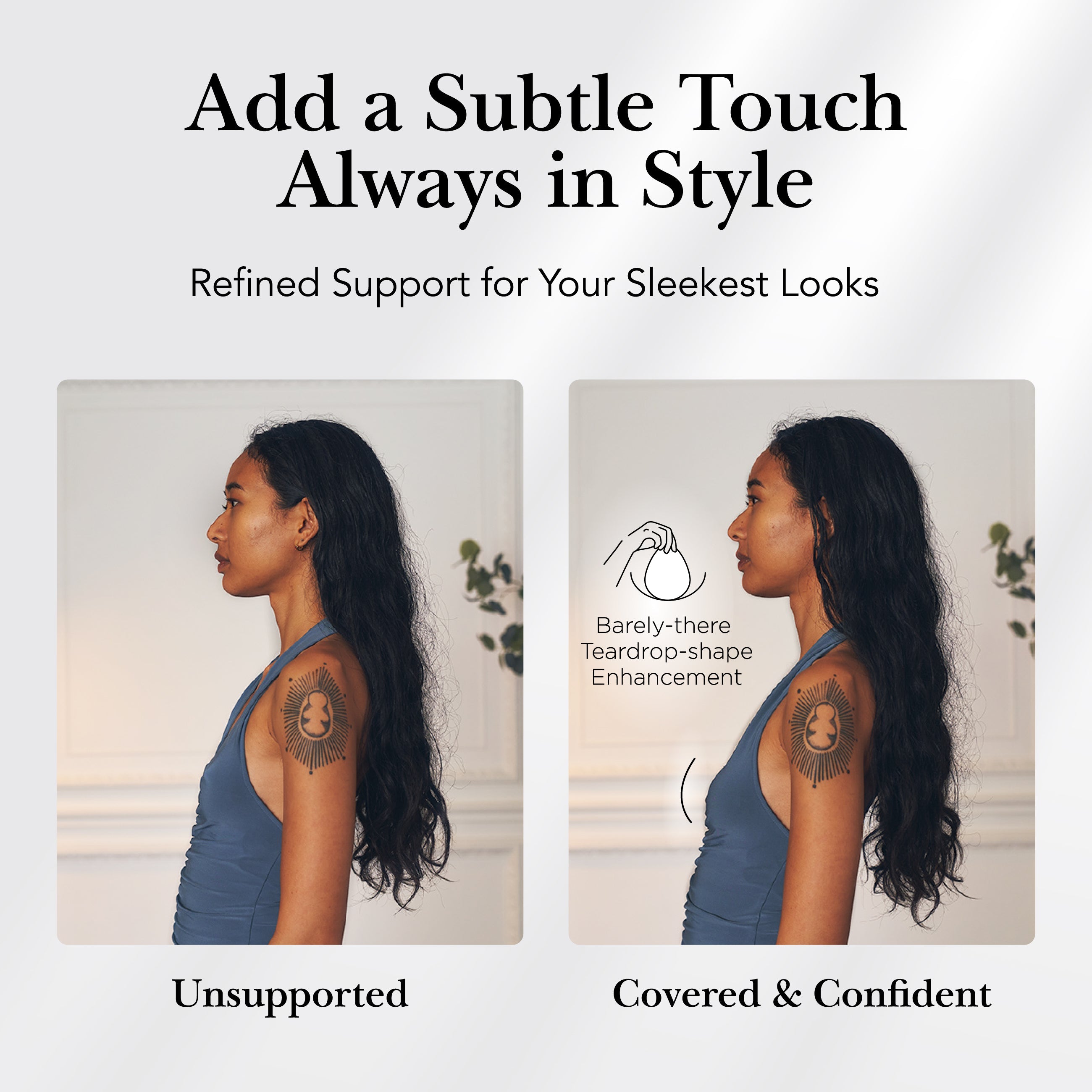 Serene Cove™ | Nippies Skin Teardrop Adhesive Nipple Covers