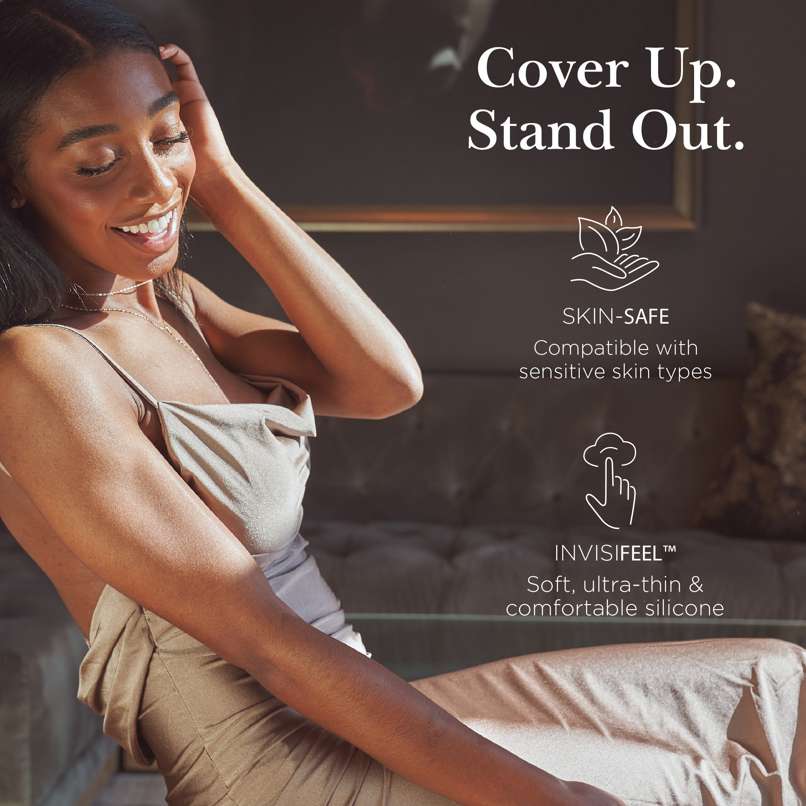 Serene Cove™ | Nippies Skin Teardrop Adhesive Nipple Covers