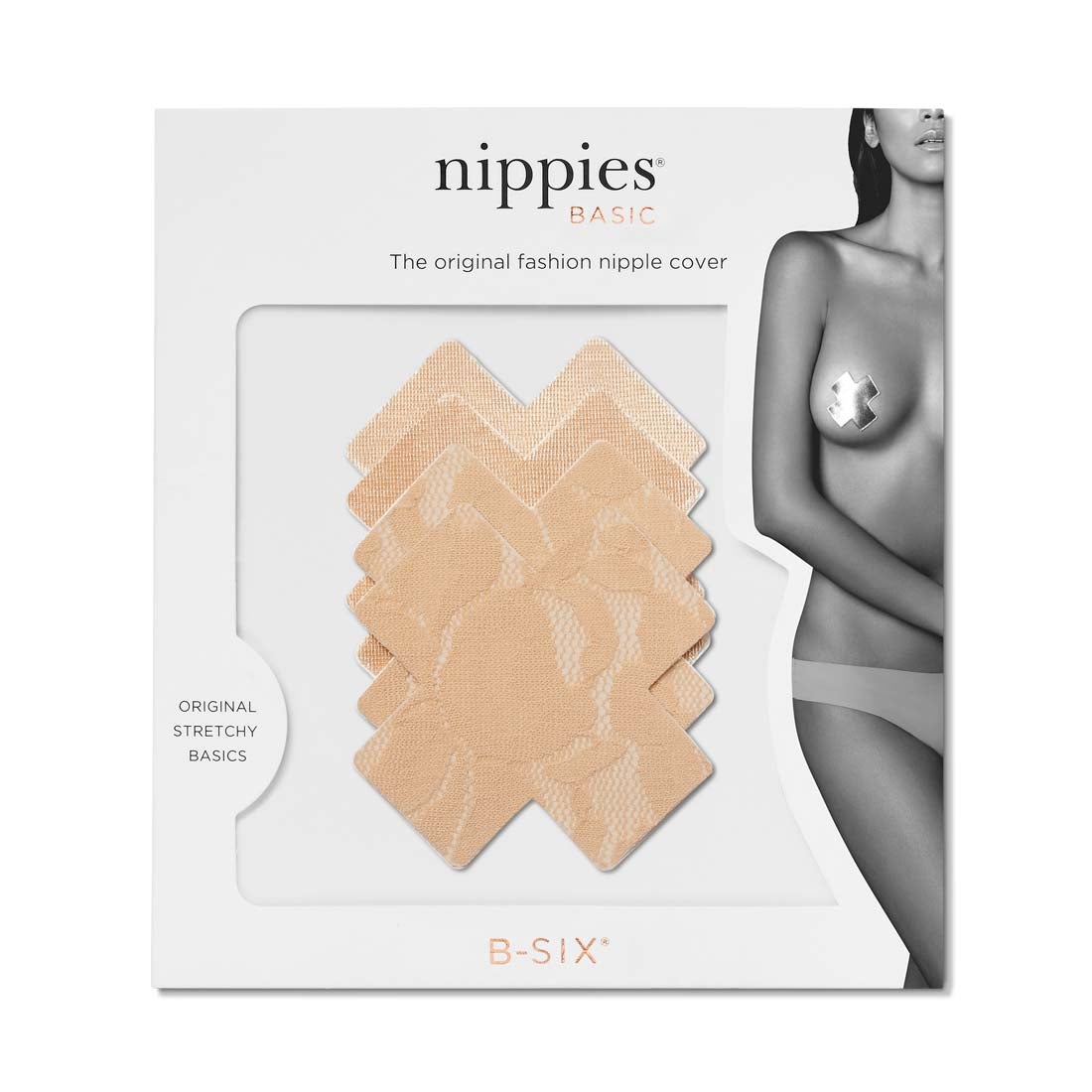 Serene Cove™ | Cross Nipple Covers - Fabric