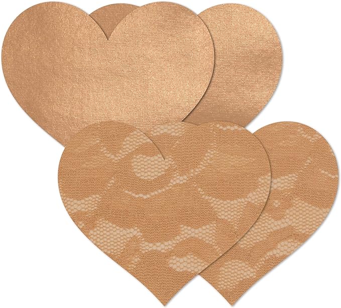 Serene Cove™ | Heart Nipple Covers - Fabric