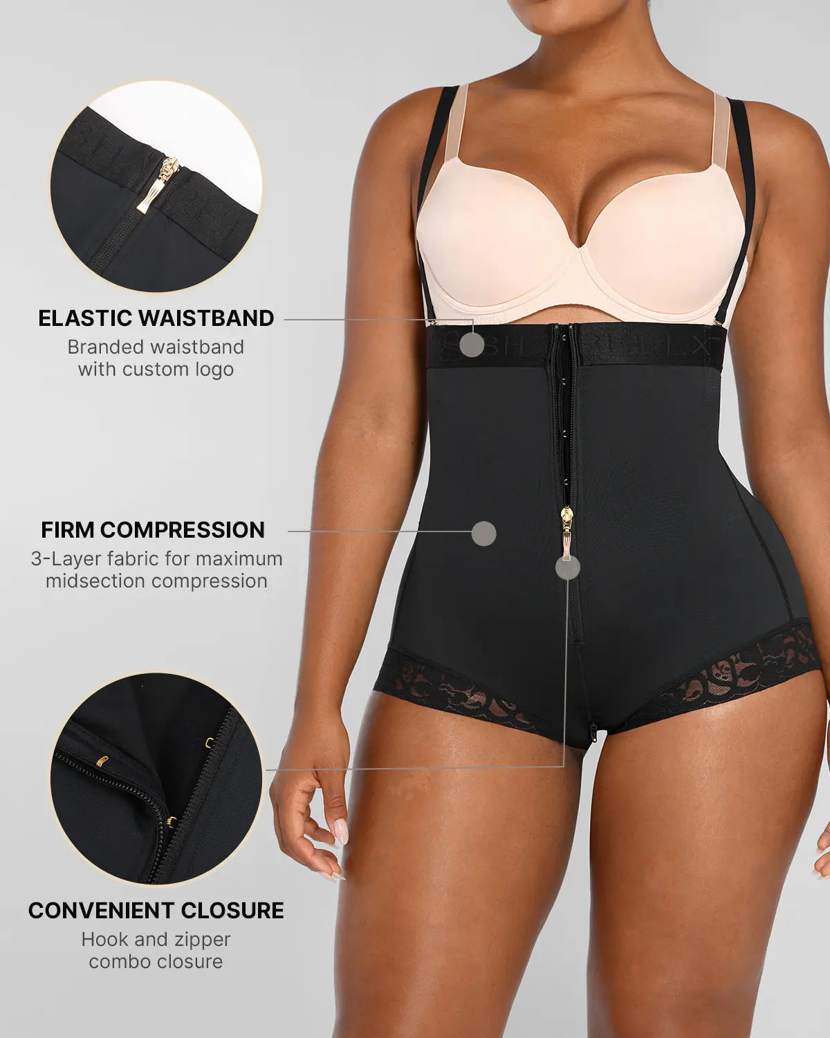 Serene Cove™ | AirSlim® Butt-Lifting Open Bust Panty