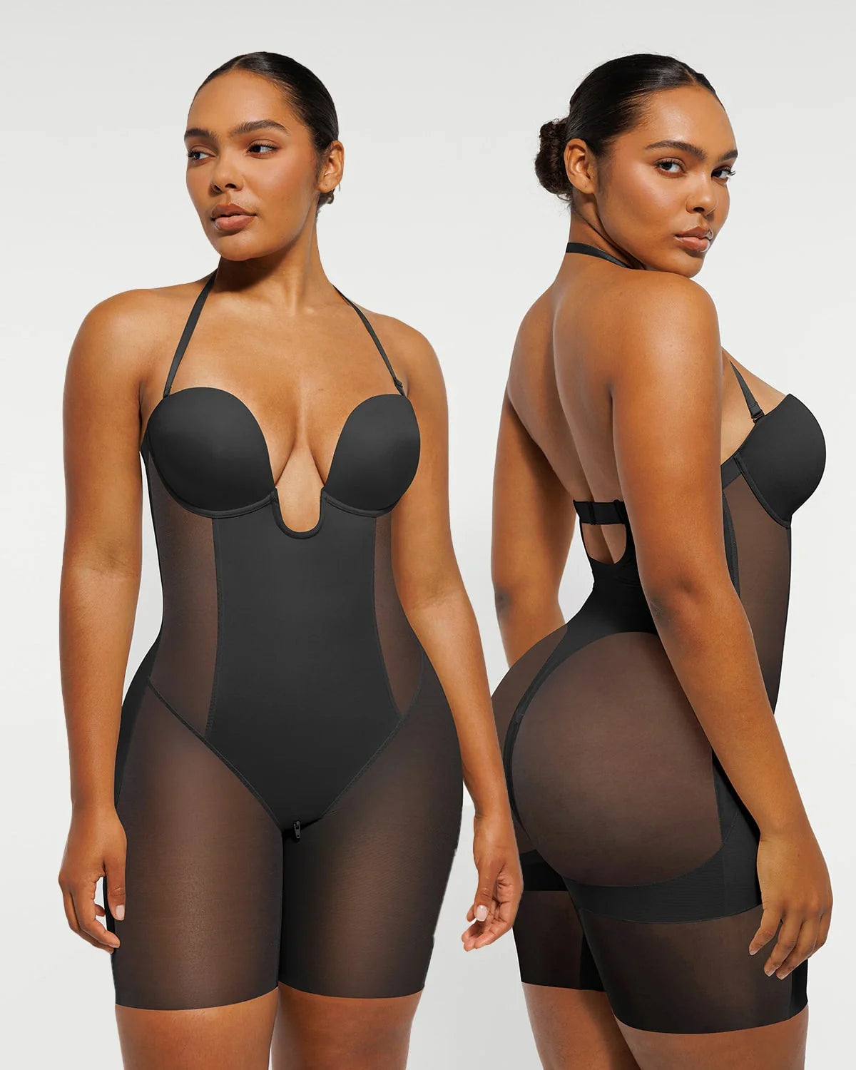 Serene Cove™ | AirSlim® Deep Plunge Butt-Lifting Bodysuit