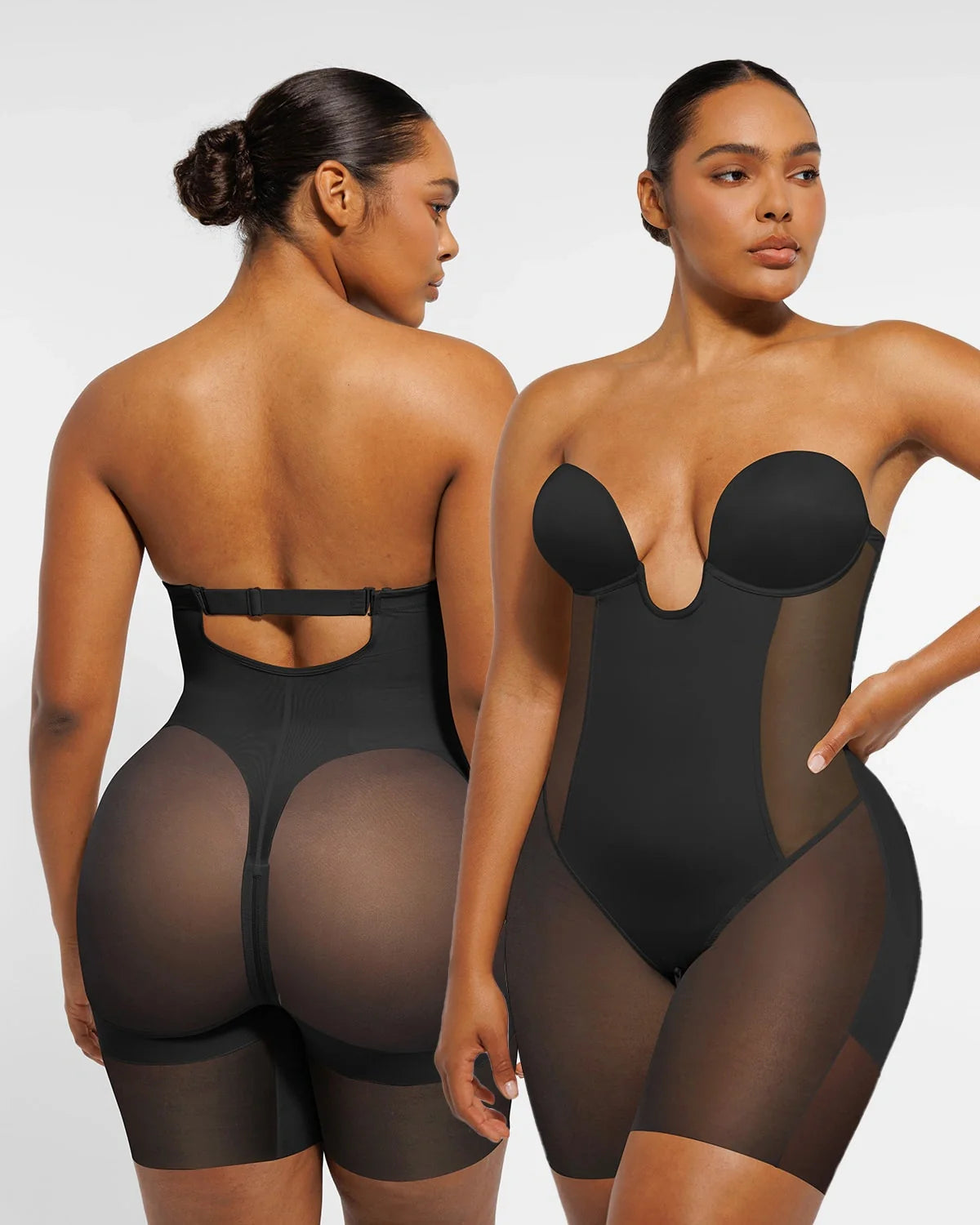 Serene Cove™ | AirSlim® Deep Plunge Butt-Lifting Bodysuit
