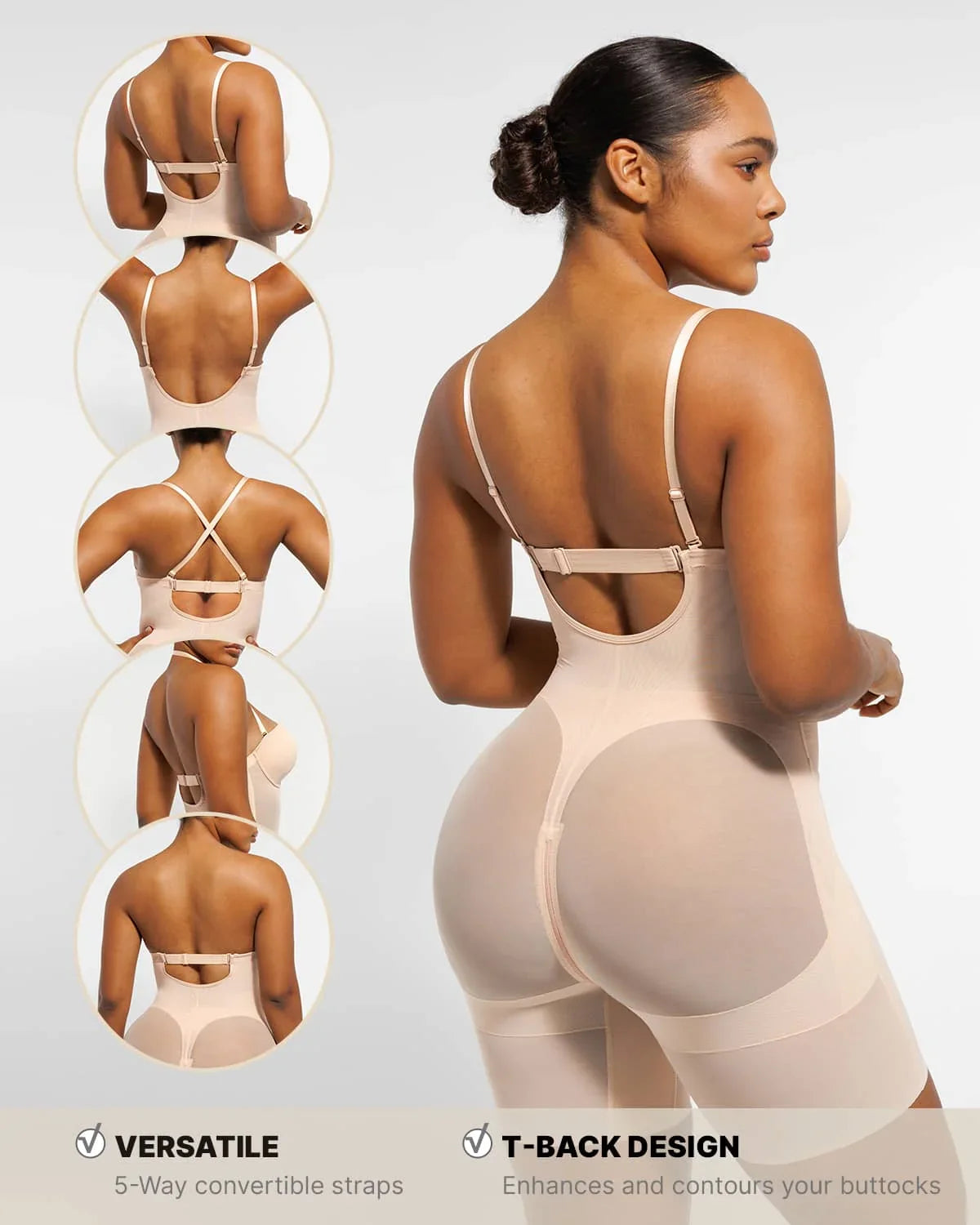 Serene Cove™ | AirSlim® Deep Plunge Butt-Lifting Bodysuit