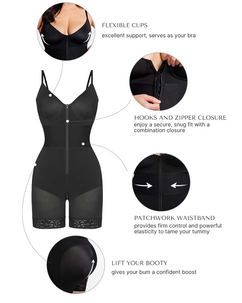 Serene Cove™ | AirSlim® ElasticFuse Waistband Shaping Bodysuit